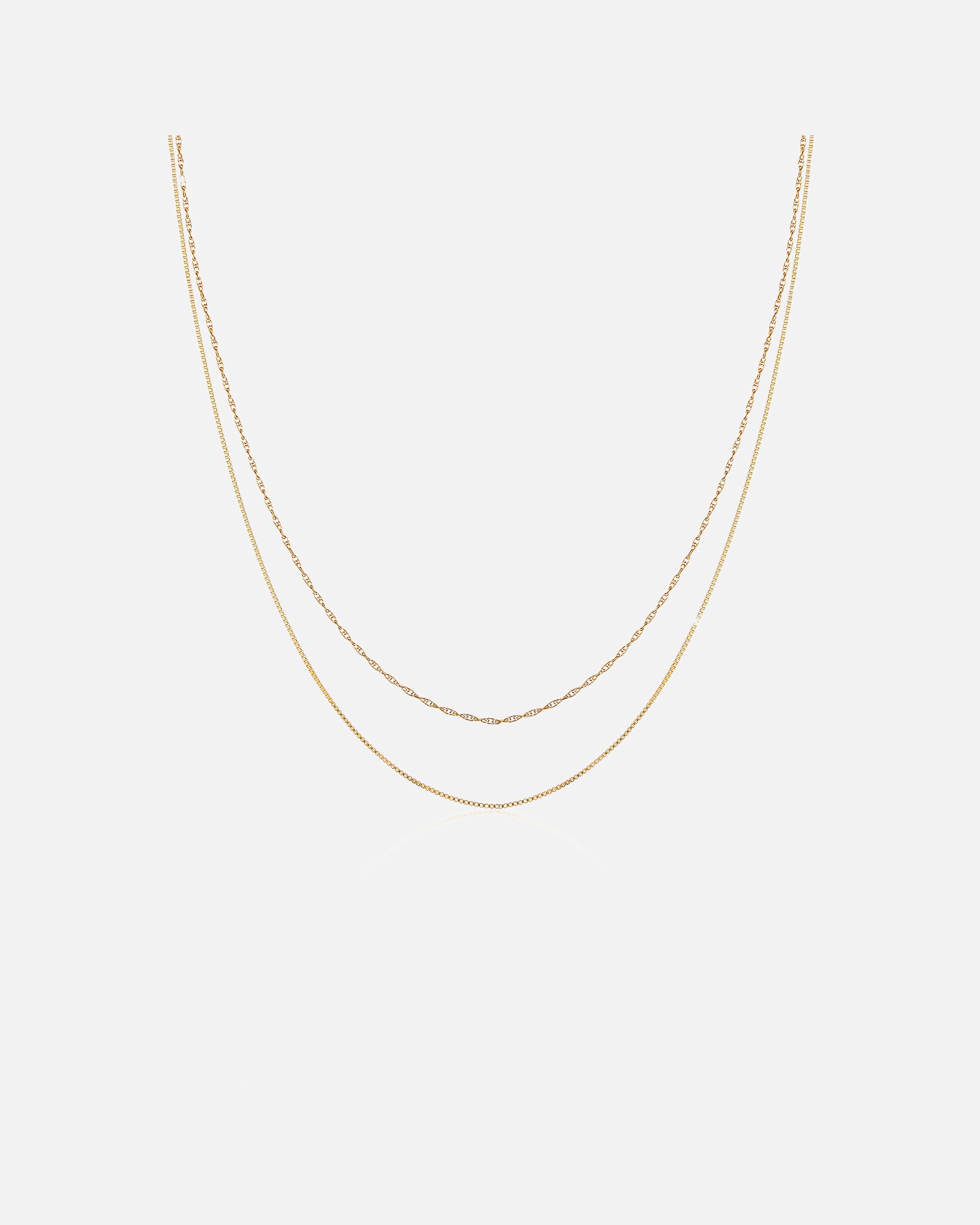 Collier pour Femme Elli Choker Chaîne Vénetienne Tourné Basic Collier Femme - (925/1000) Argent goldfarben