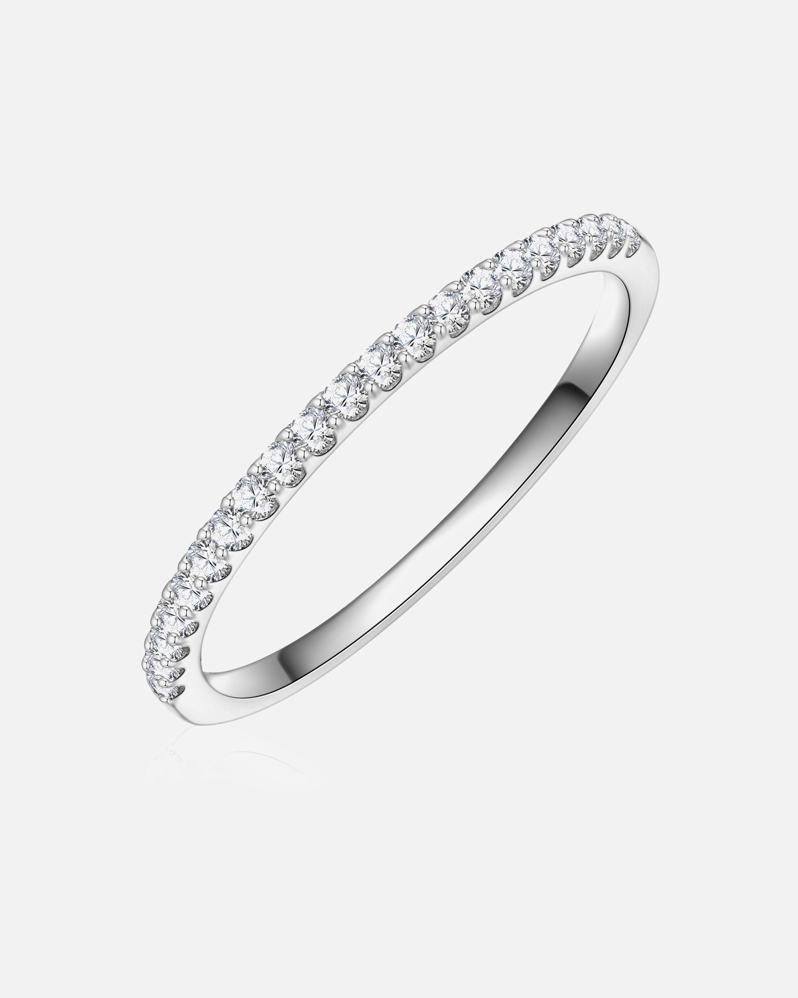 Bague pour Femme Trilani Bague en Argent Sterling en argent avec Zirconium 52