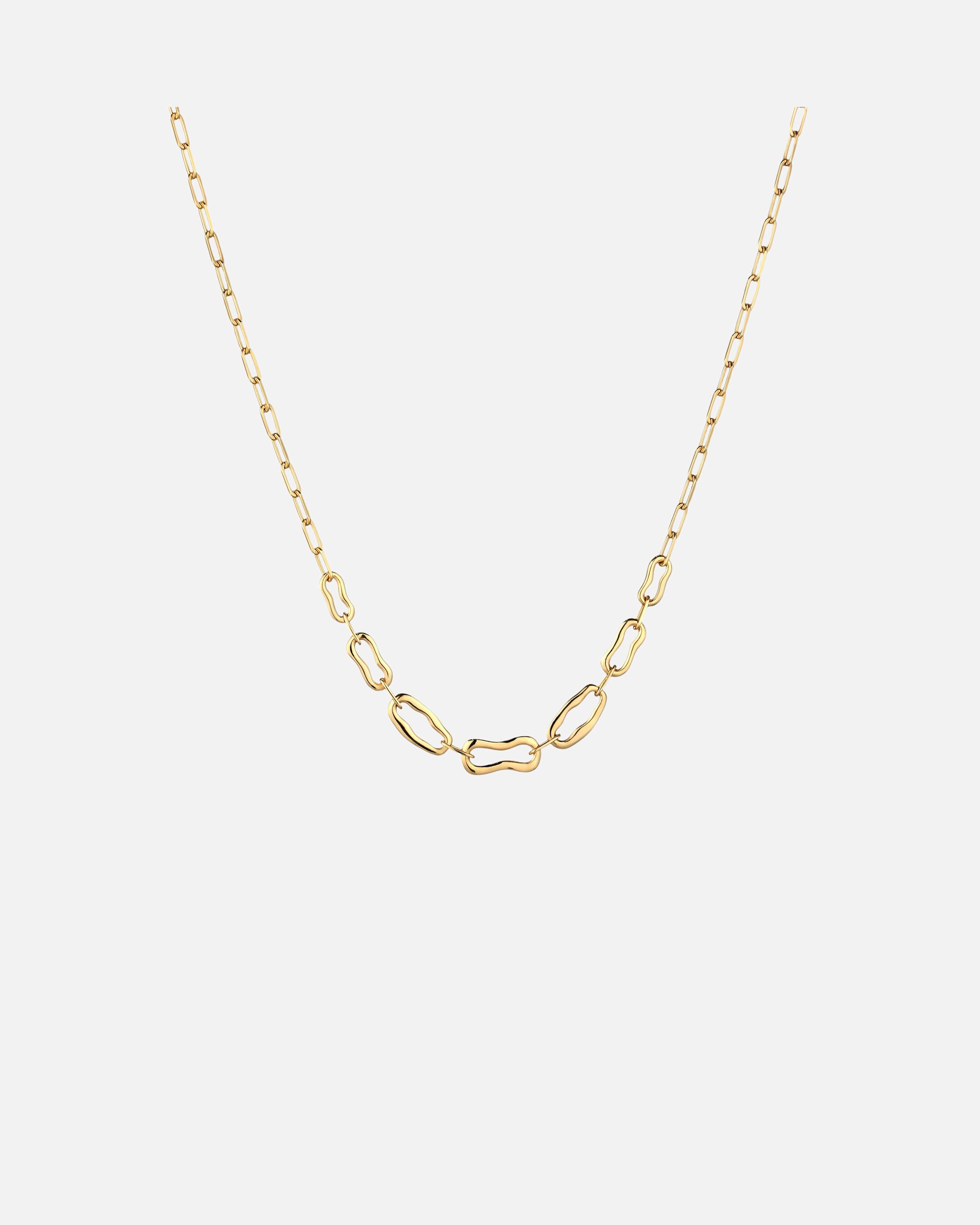 Collier pour Femme Elli Collier sans pendentif Chaîne à maillons longs 925 Sterling Silver goldfarben