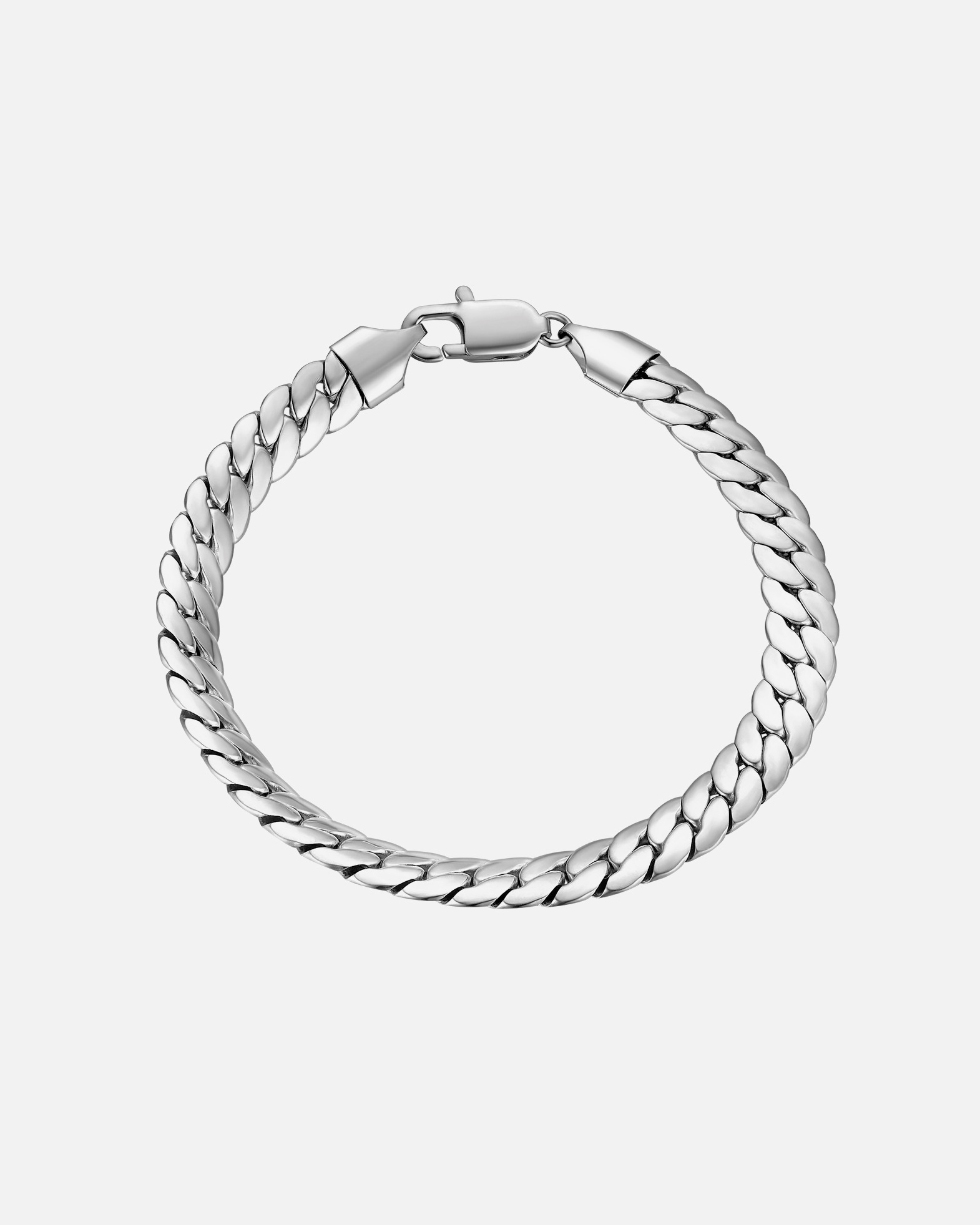 Bracelet pour Homme True Rebels Bracelet en Acier Inoxydable en argent 21 cm
