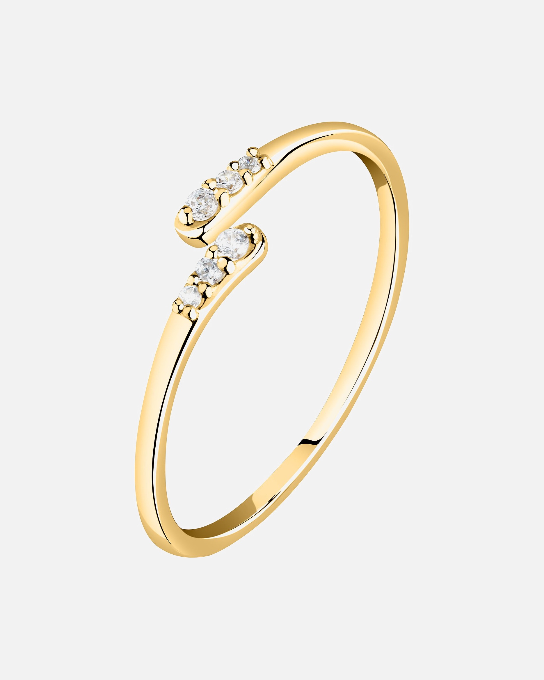 Bague pour Femme Live Diamond Bagues or jaune 56