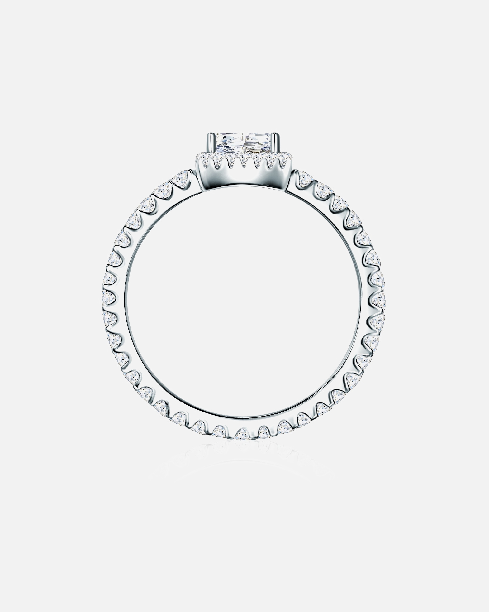 Bague pour Femme Trilani Bague en argent Argent sterling Oxyde de zirconium (CZ) en Argent 56