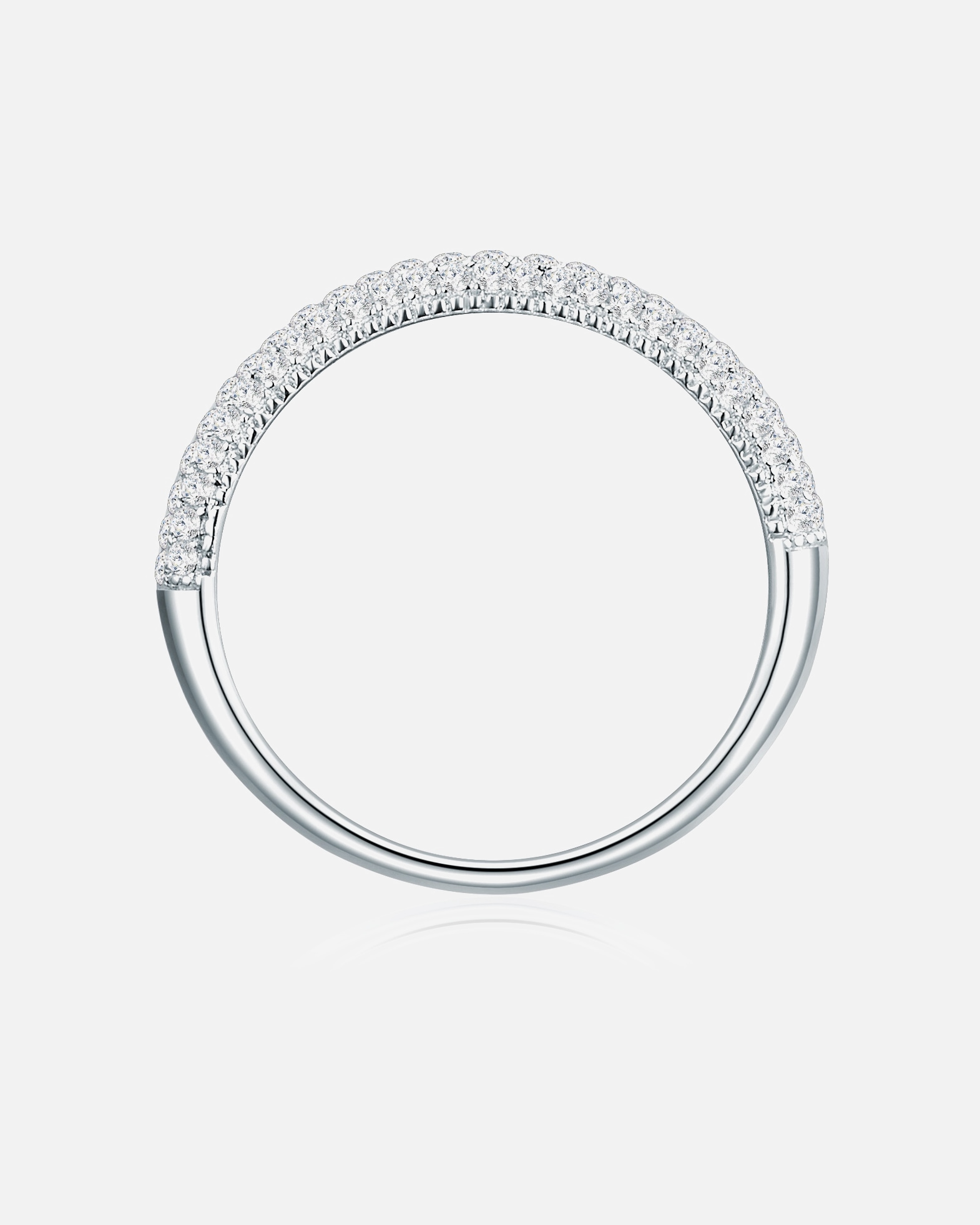 Bague pour Femme Trilani Bague en argent Argent sterling Oxyde de zirconium (CZ) en Argent 48