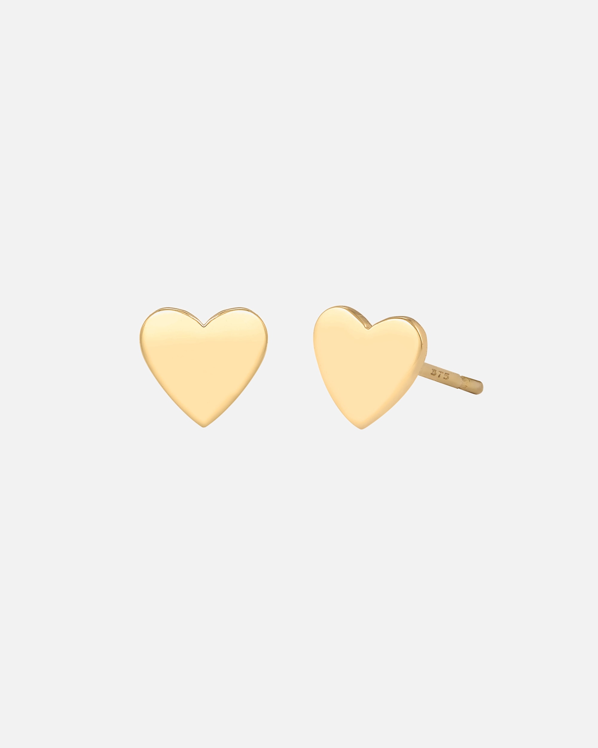 Boucles d'oreilles pour Femme Elli PREMIUM Boucle d'oreille enfant Coeur 375 Or Jaune goldfarben