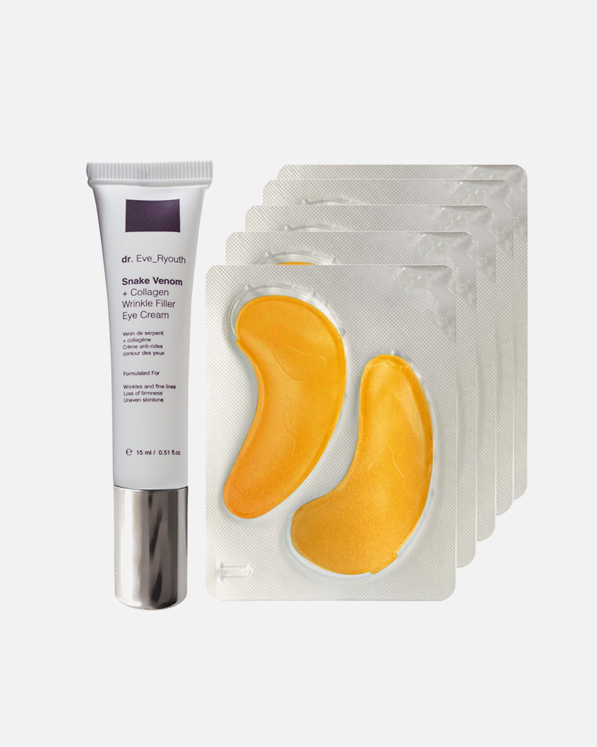 Coffret contour des yeux pour Femme Dr. Eve_Ryouth Ensemble complet en or 24 carats 1 pièce