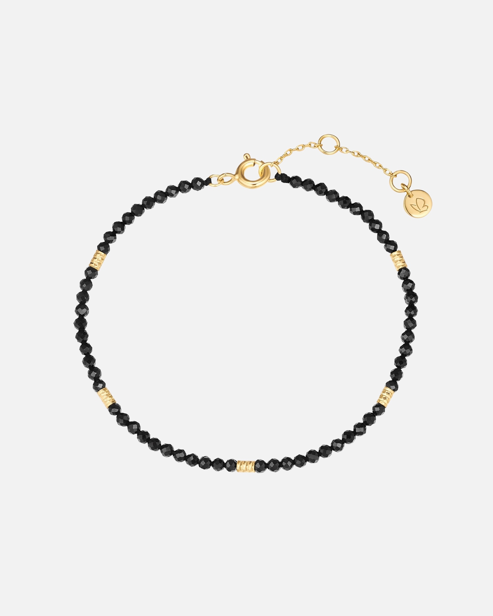 Bracelet pour Femme Glanzstücke München Bracelet en Argent sterling en Or jaune Longueur de base 17,0 + rallonge 3,0 cm