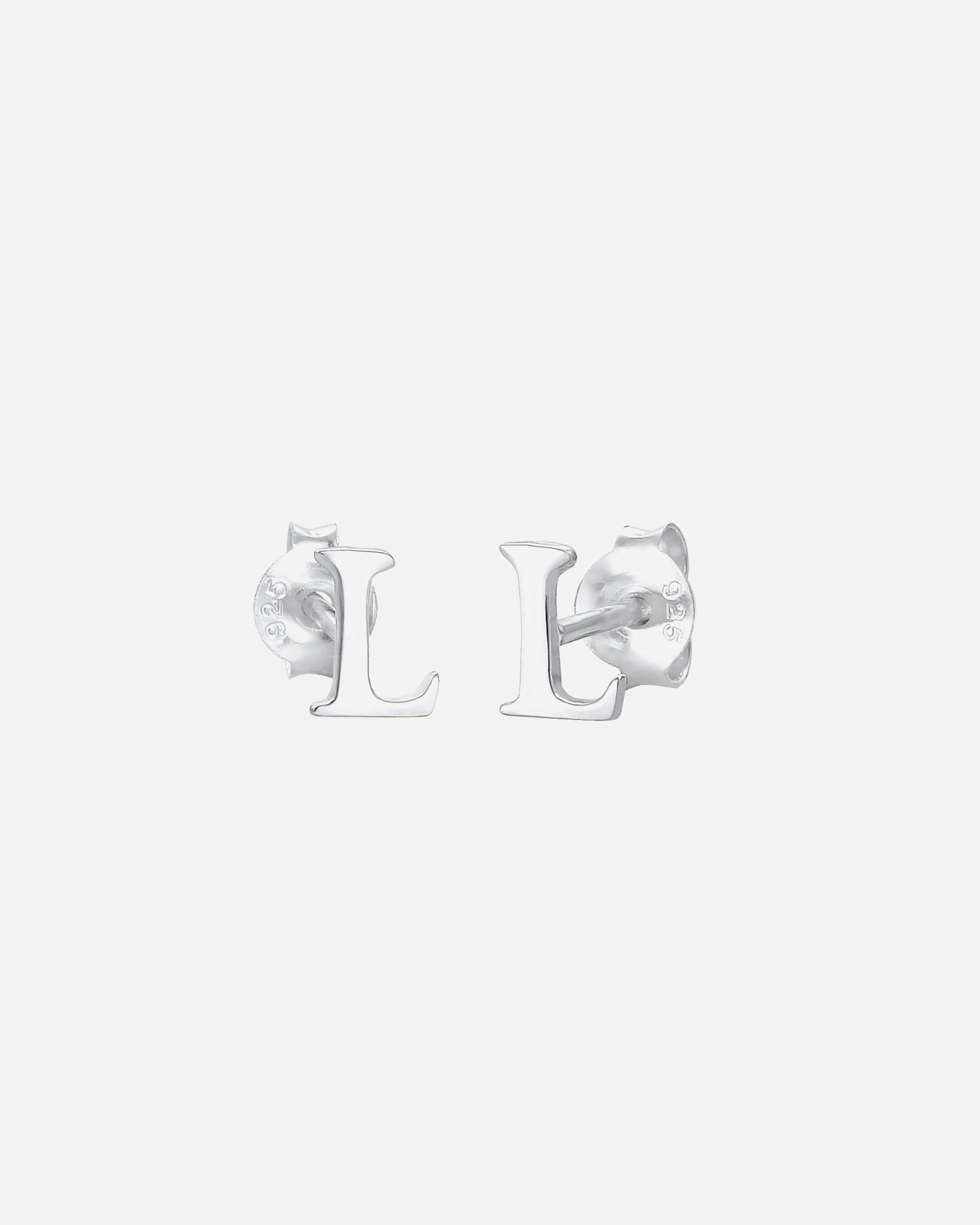 Boucles d'oreilles pour Femme Elli Lettre L Clous d'Oreilles Femme - (925/1000) Argent silberfarben
