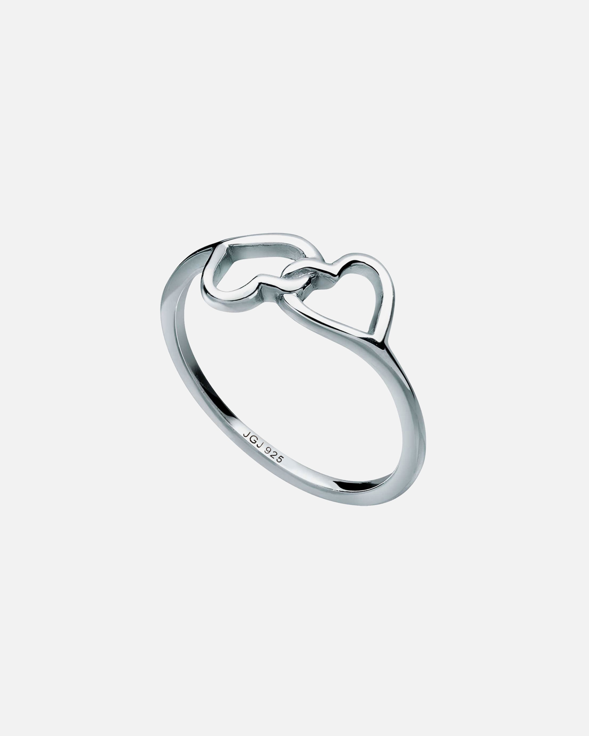 Bague pour Femme Elli Femmes symbole de cœur relié en argent sterling 925 58
