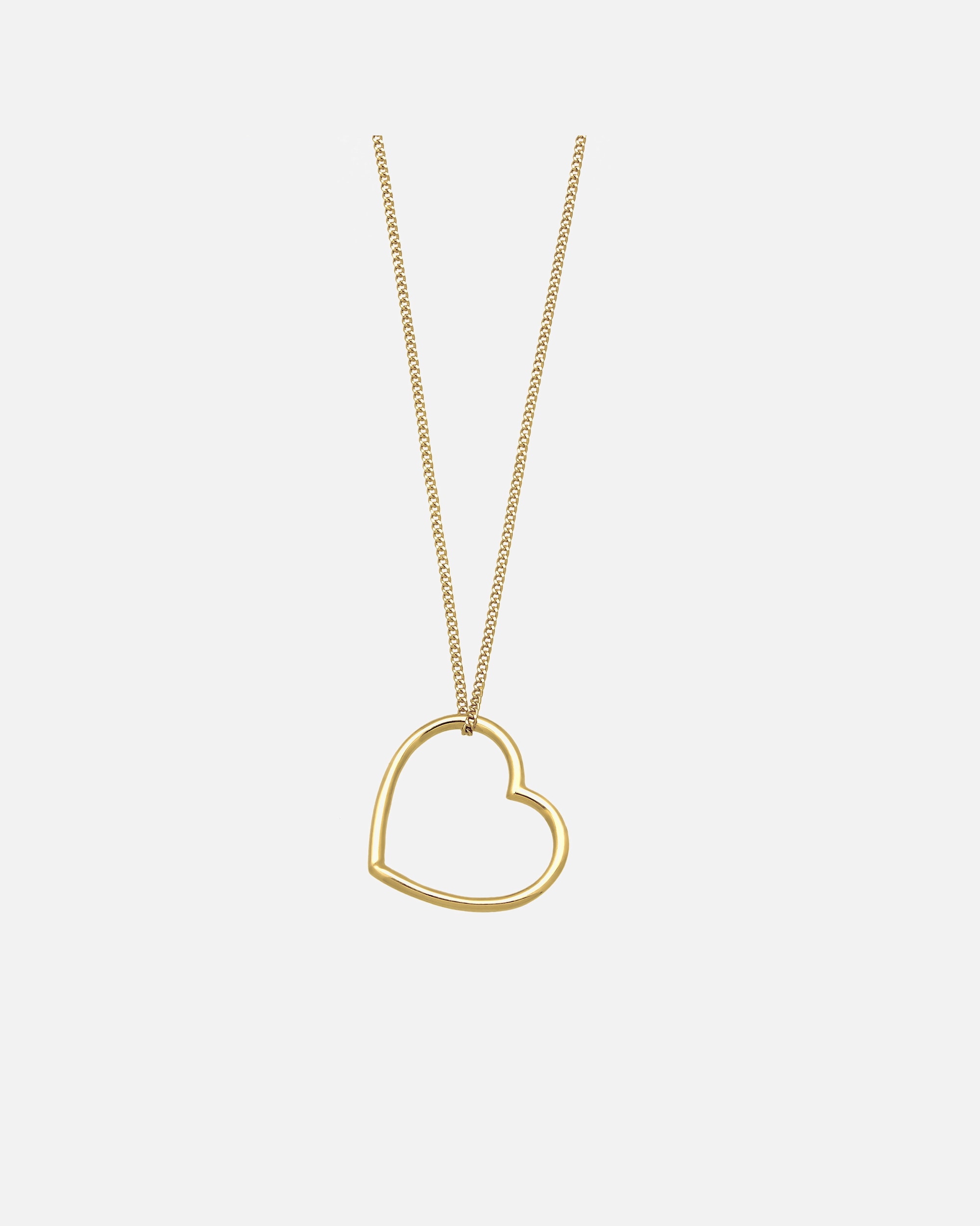 Collier pour Femme Collier avec pendentif Coeur 375 Or Jaune 45