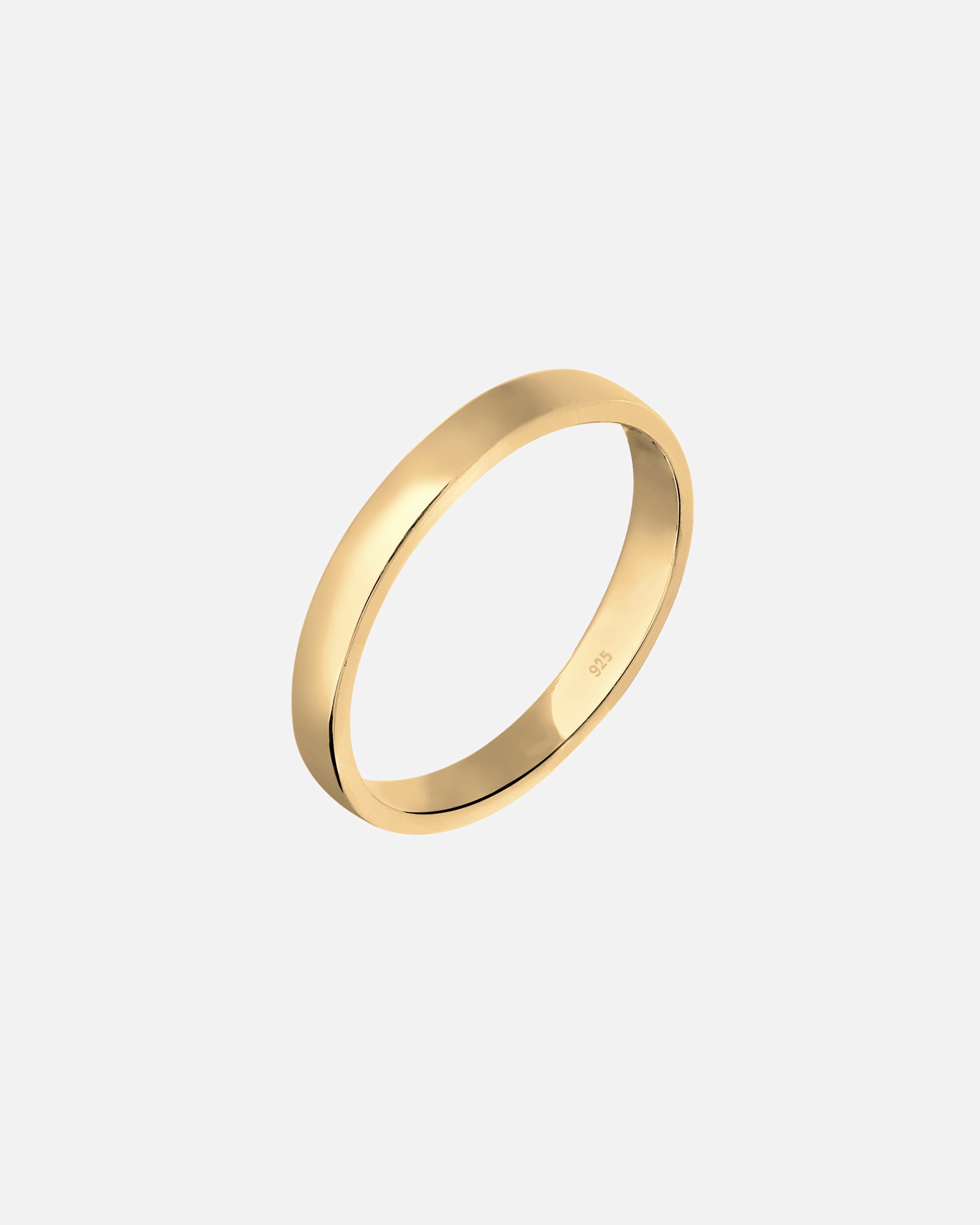 Bague pour Femme Elli Basic Bague de fiançailles Bague à ruban 925 Argent 58