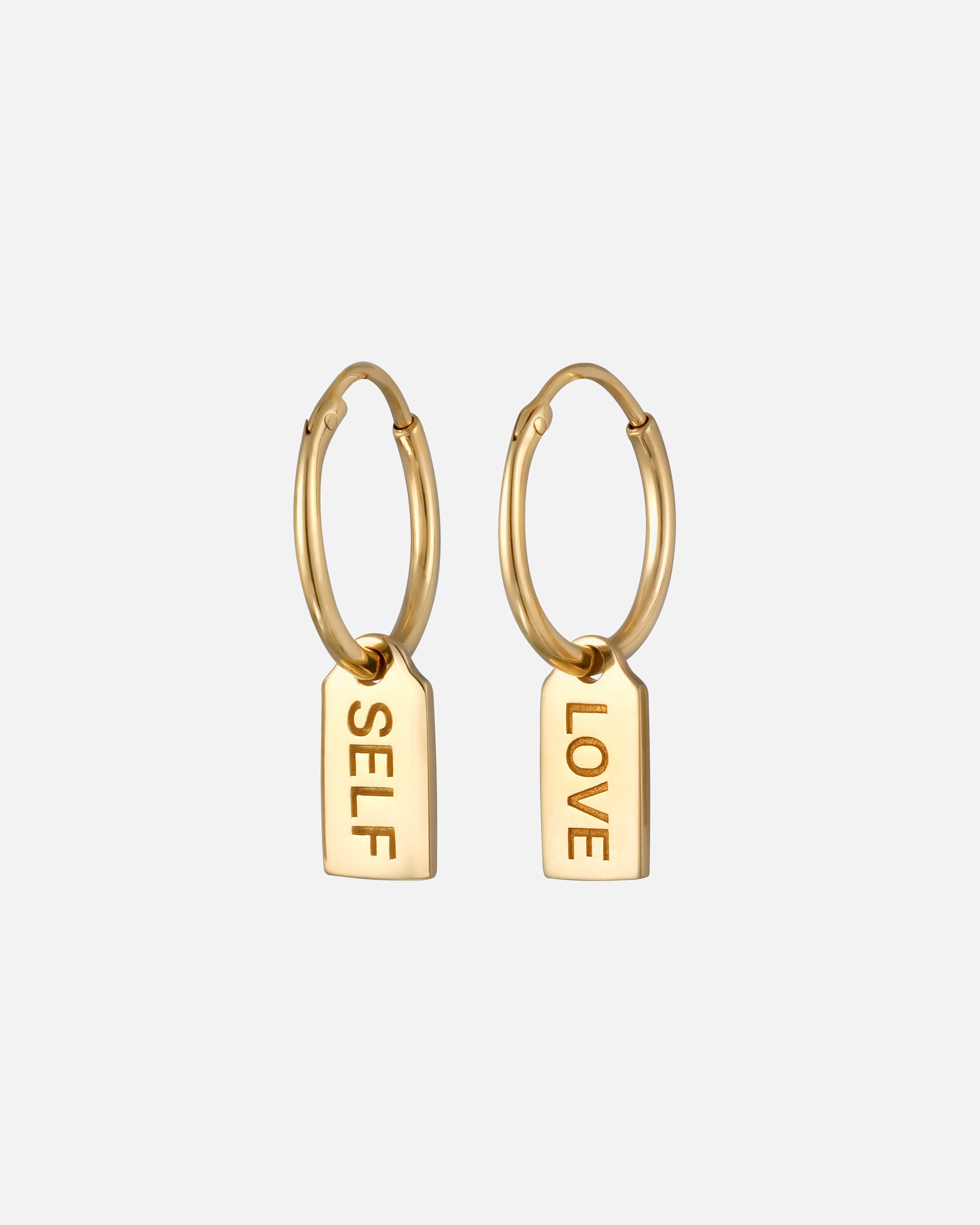 Boucles d'oreilles pour Femme Elli Créole Platelet 925 Sterling Silver goldfarben