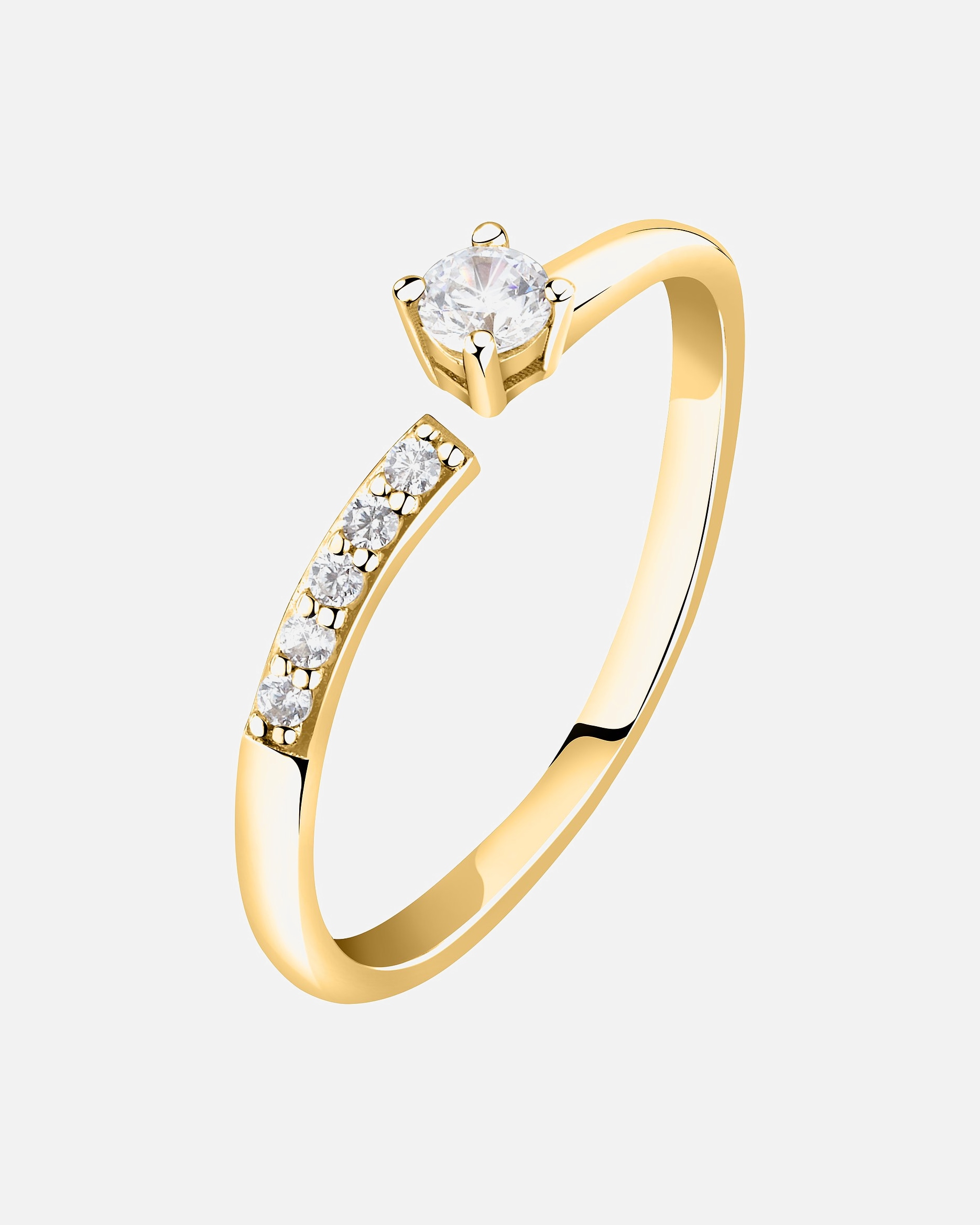 Bague pour Femme Live Diamond Bagues or jaune 54