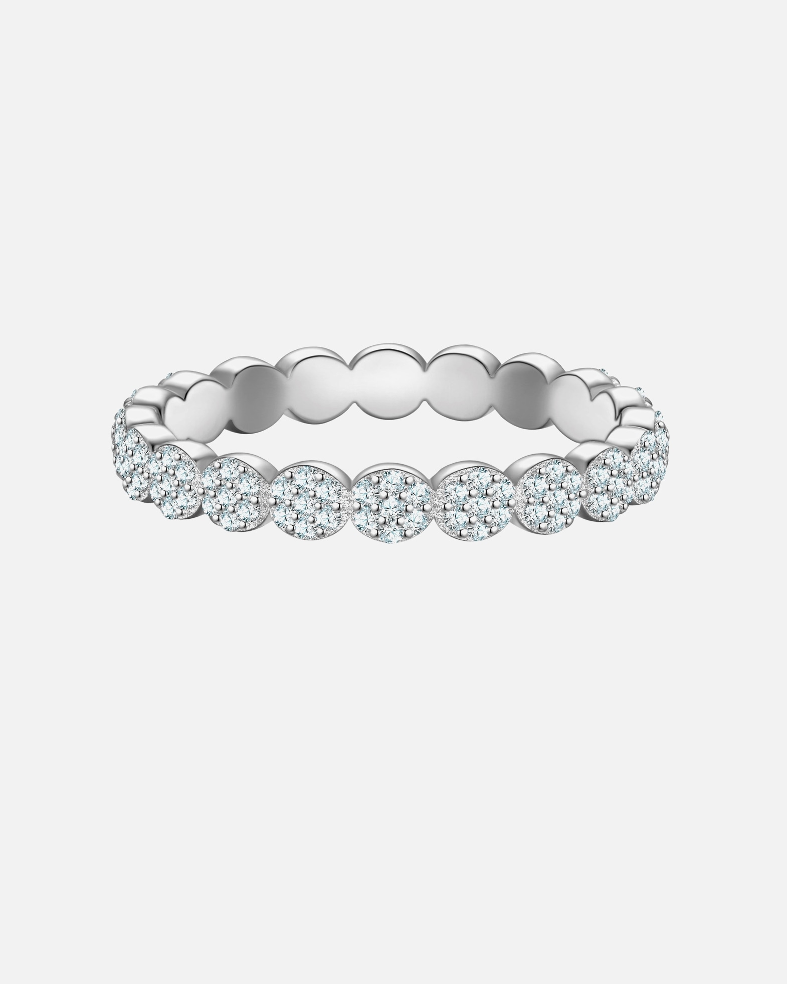 Bague pour Femme Glanzstücke München Bague en Argent Sterling en argent avec Zirconium 58