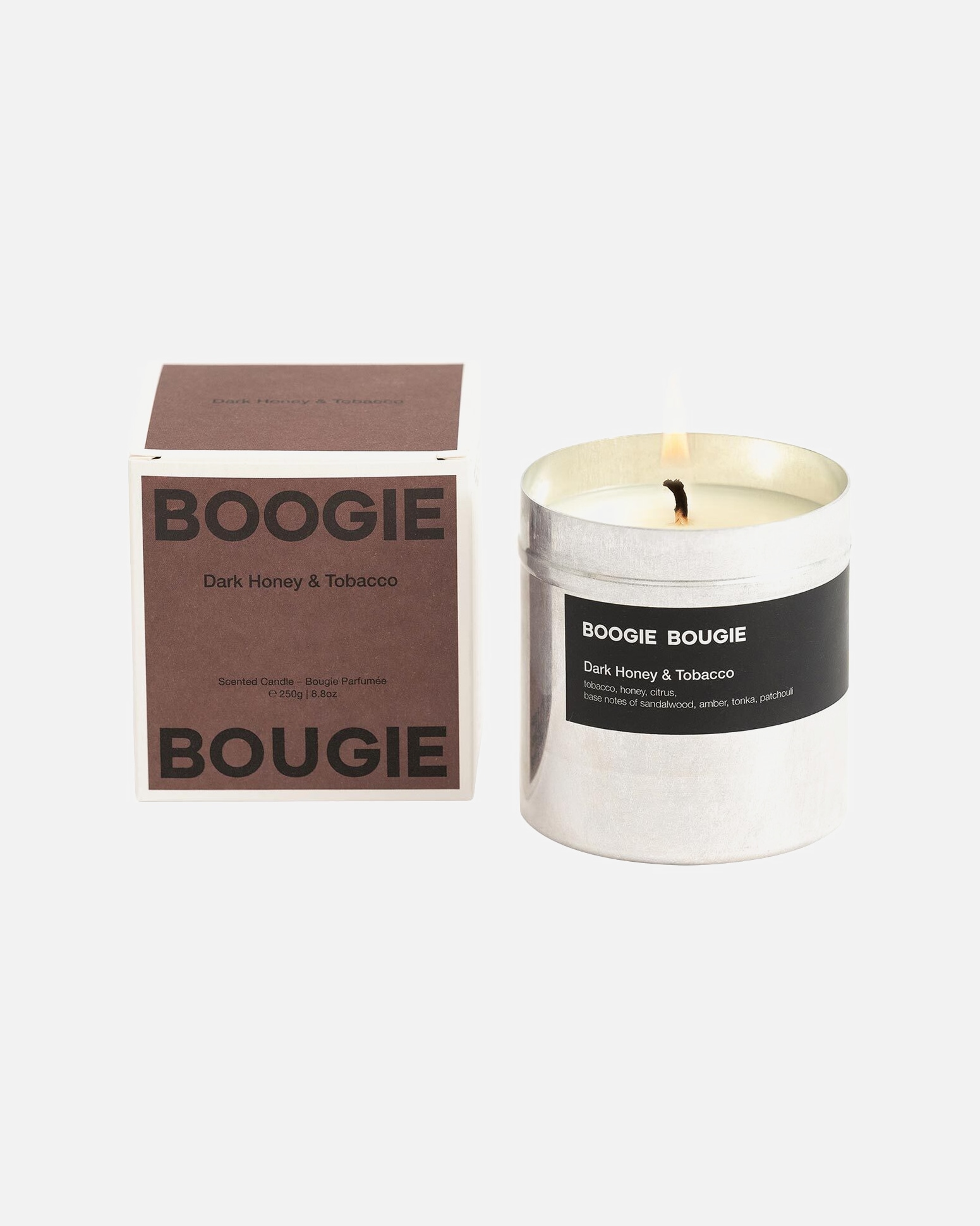 Bougie pour Unisexe BoogieBougie Default Brand Line Scented Candle Dark Honey & Tobacco 250g