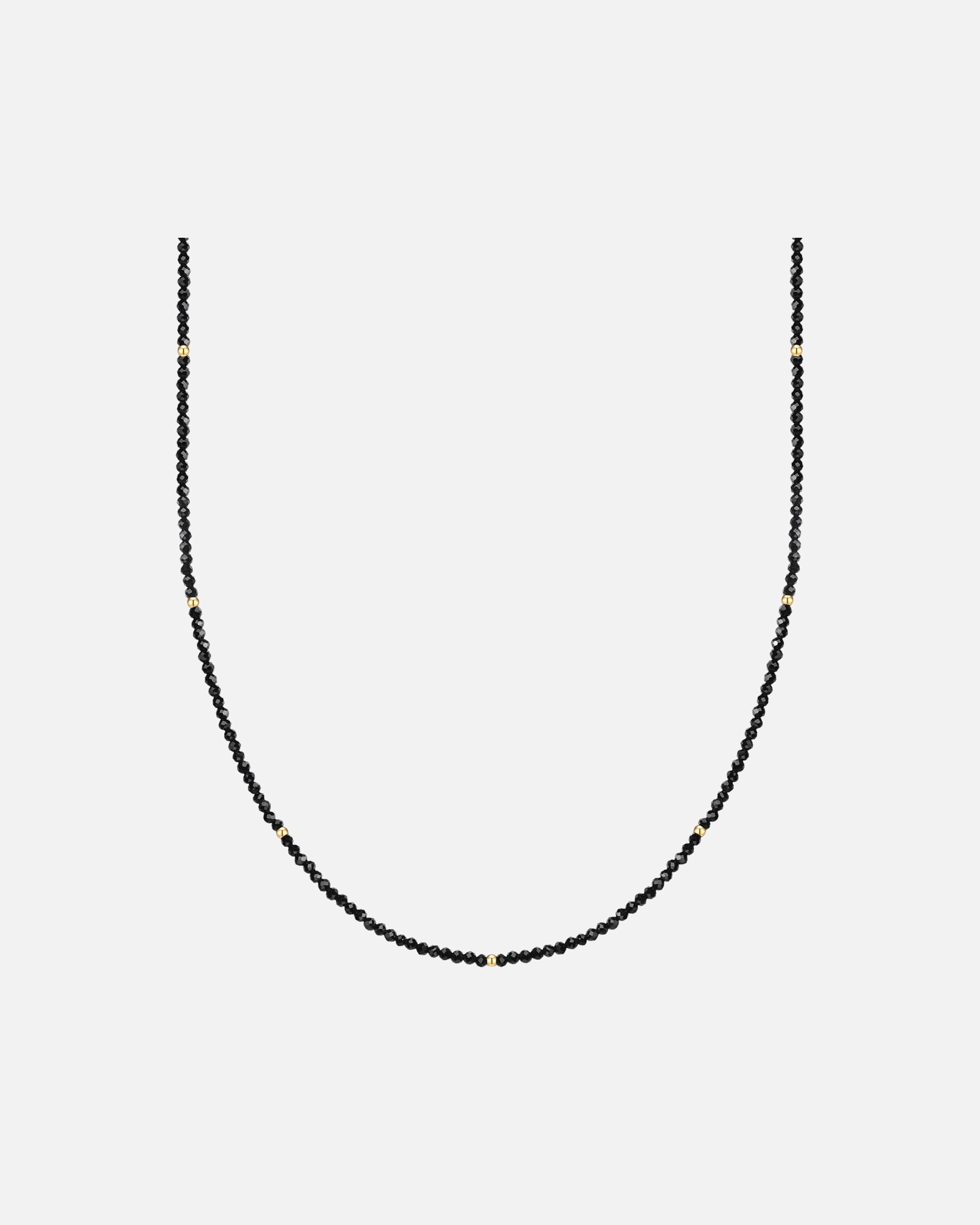 Collier pour Femme Glanzstücke München Collier en acier inoxydable en doré avec spinelle Chaîne de base 40,0 cm + extension 5,0 c