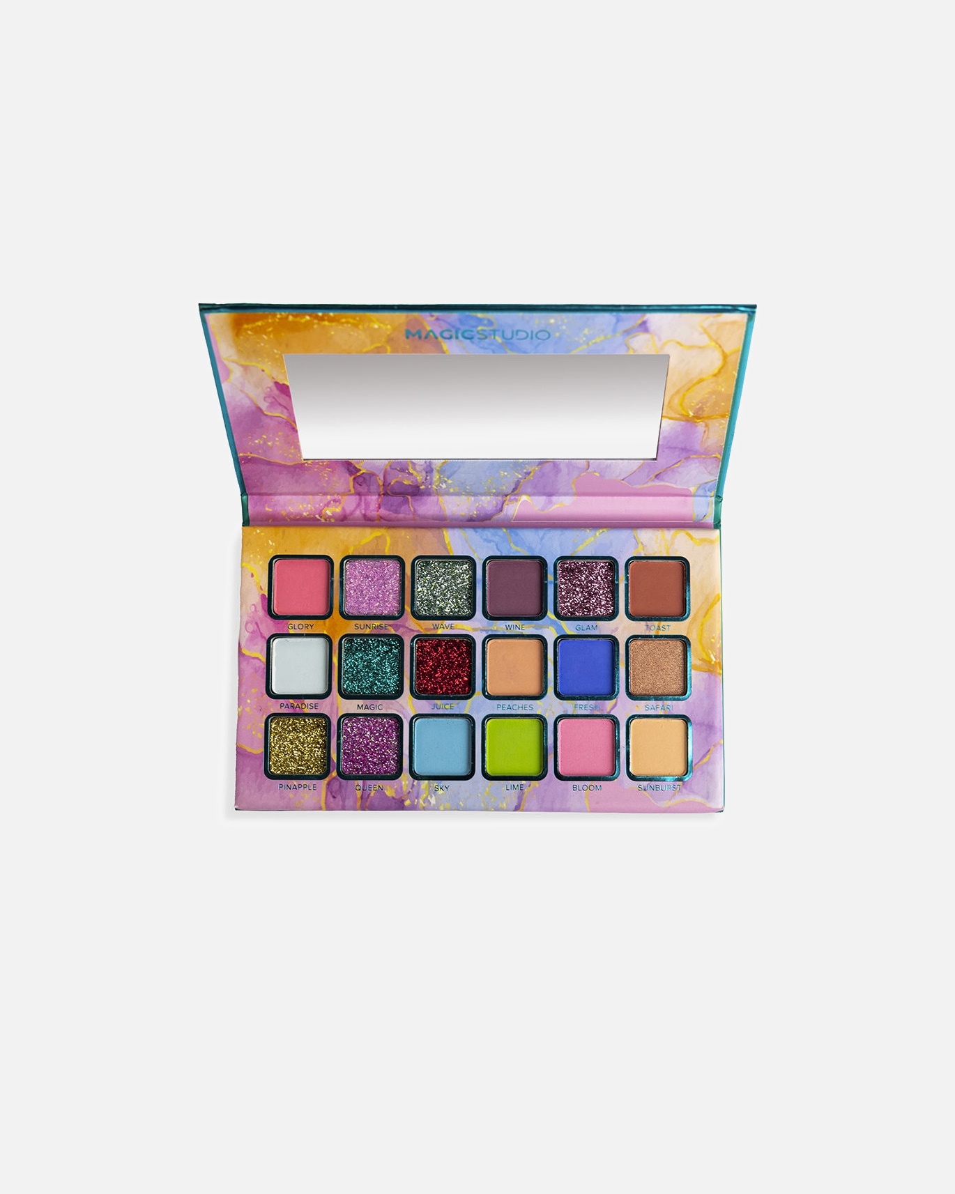 Ombre à paupières pour Unisexe Magic Studio Palette de fards à paupières SWEET PASTEL 1 pièce