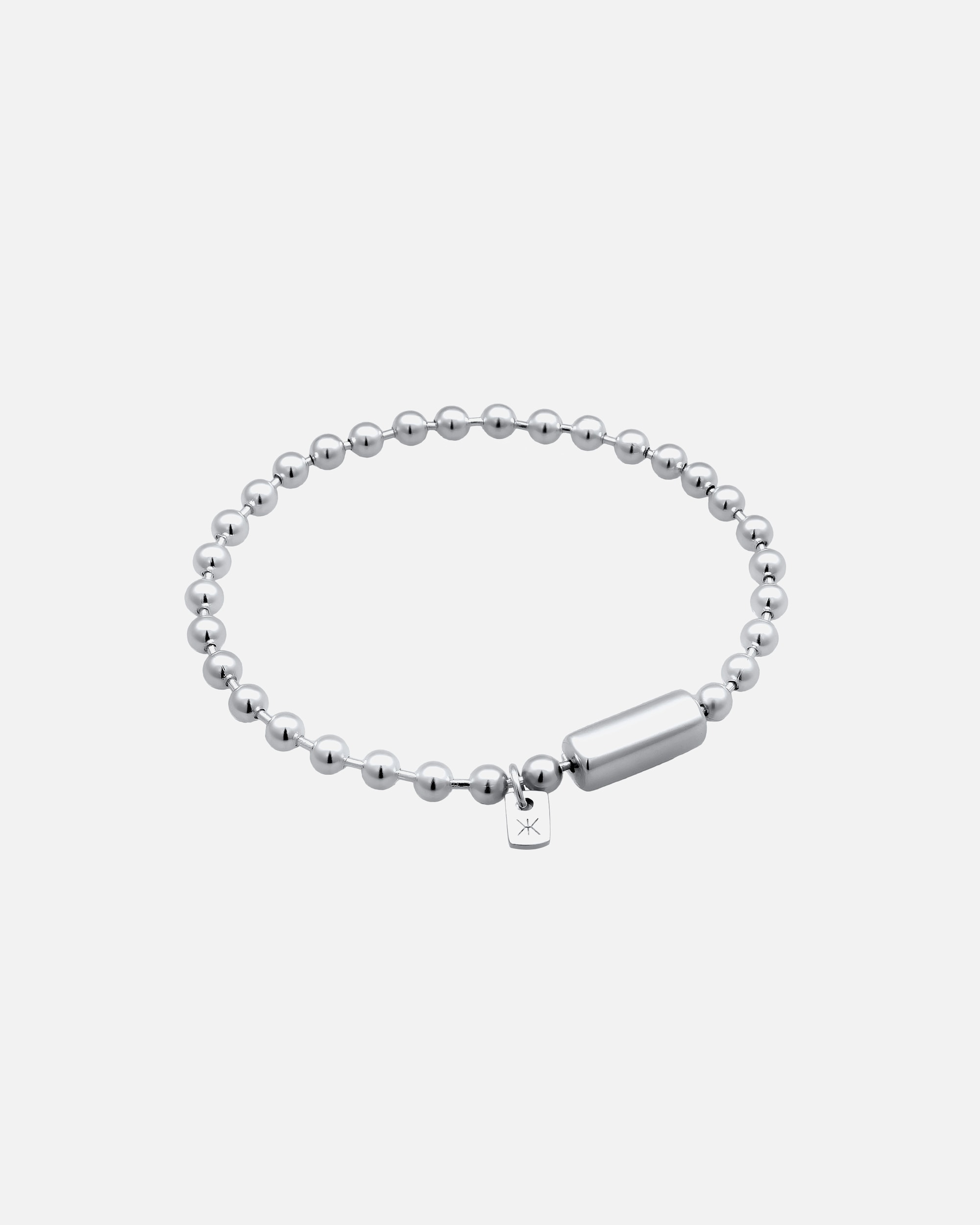Bracelet pour Homme KUZZOI Bracelet Hommes Basic Chaîne à Boules Argent Sterling 925 21 cm 21