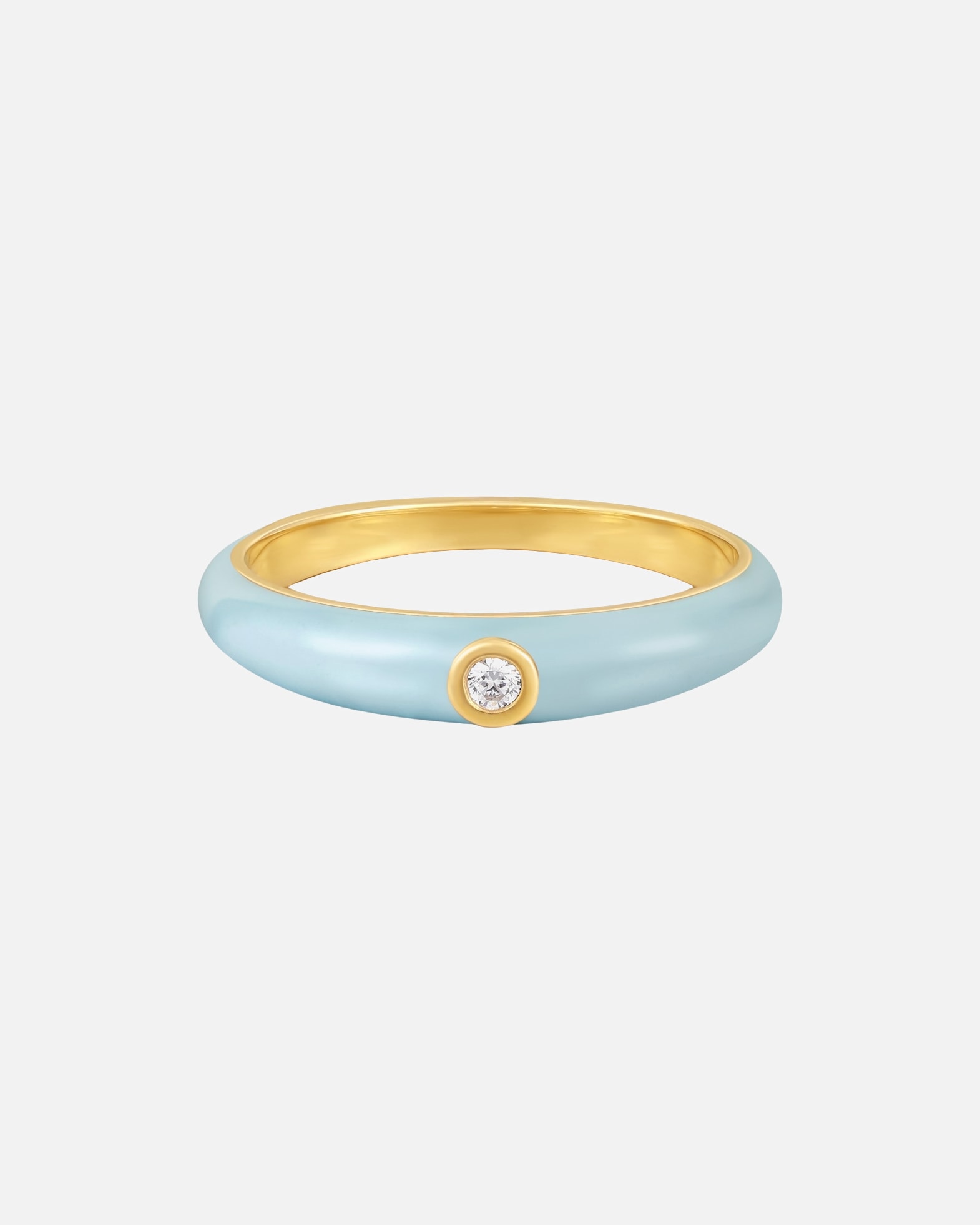 Bague pour Femme Glanzstücke München Bague Argent sterling Oxyde de zirconium (CZ) en Or jaune 58