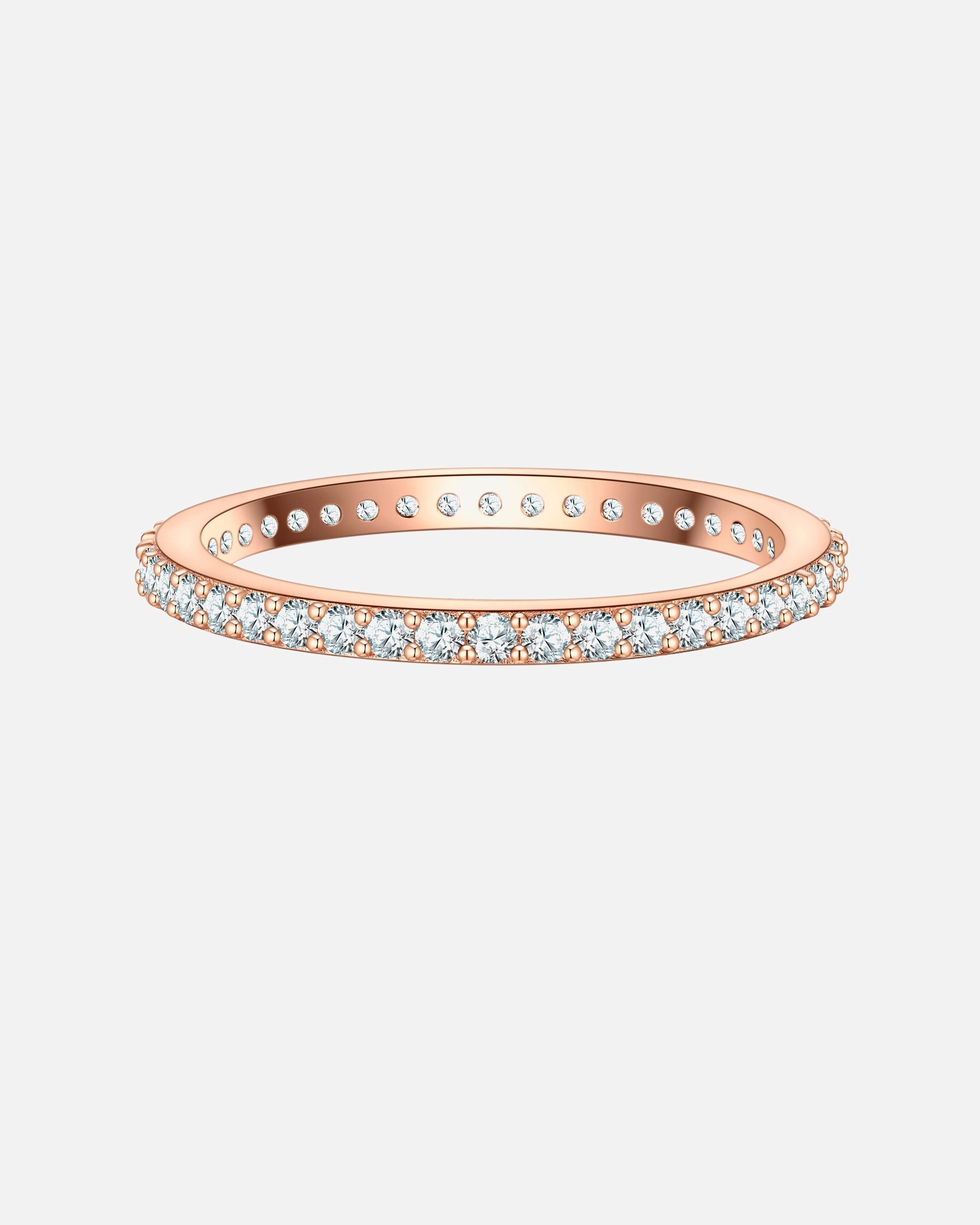 Bague pour Femme Glanzstücke München Bague en Argent Sterling en or rose 50