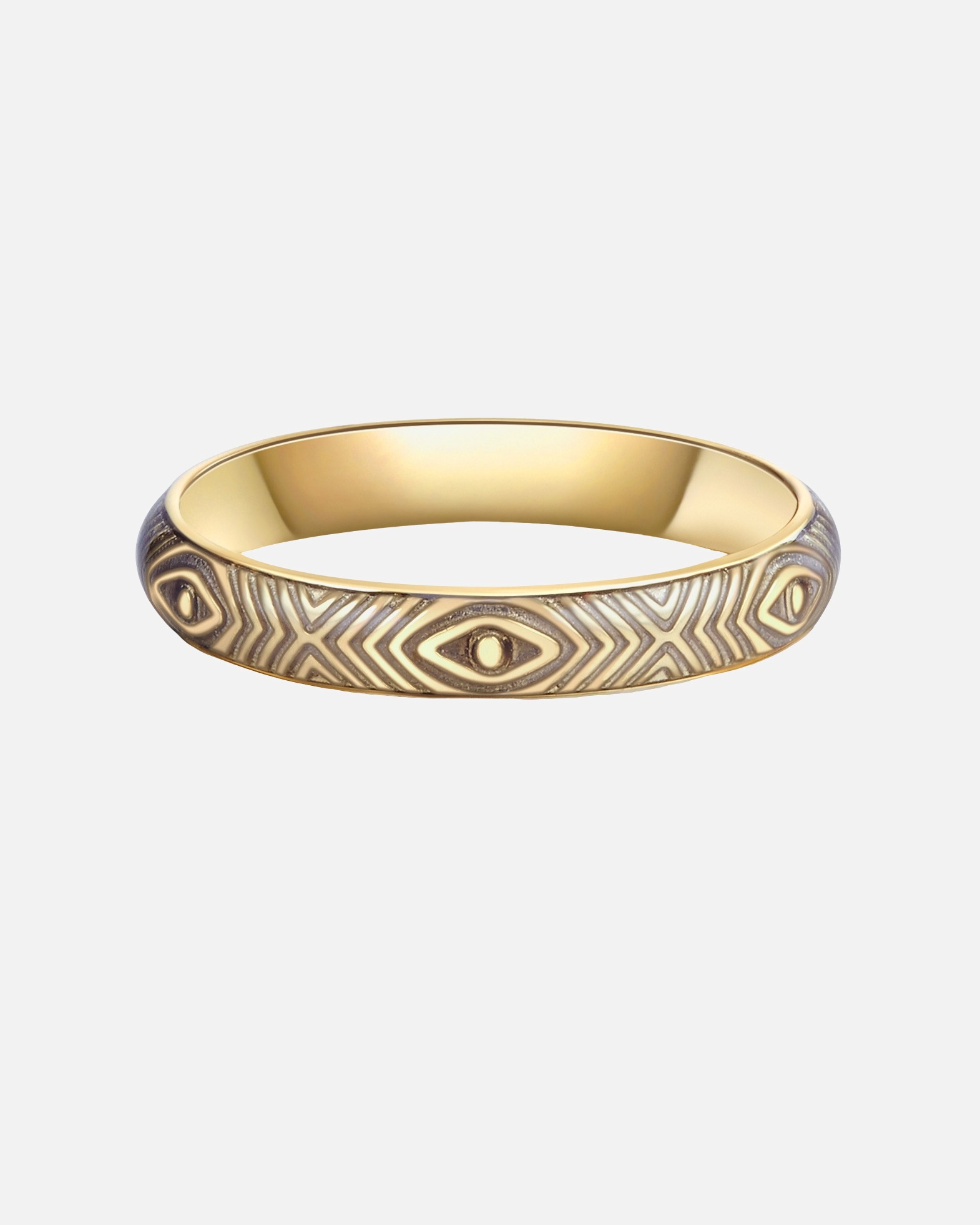 Bague pour Femme Bague en argent Argent sterling en Or jaune 58