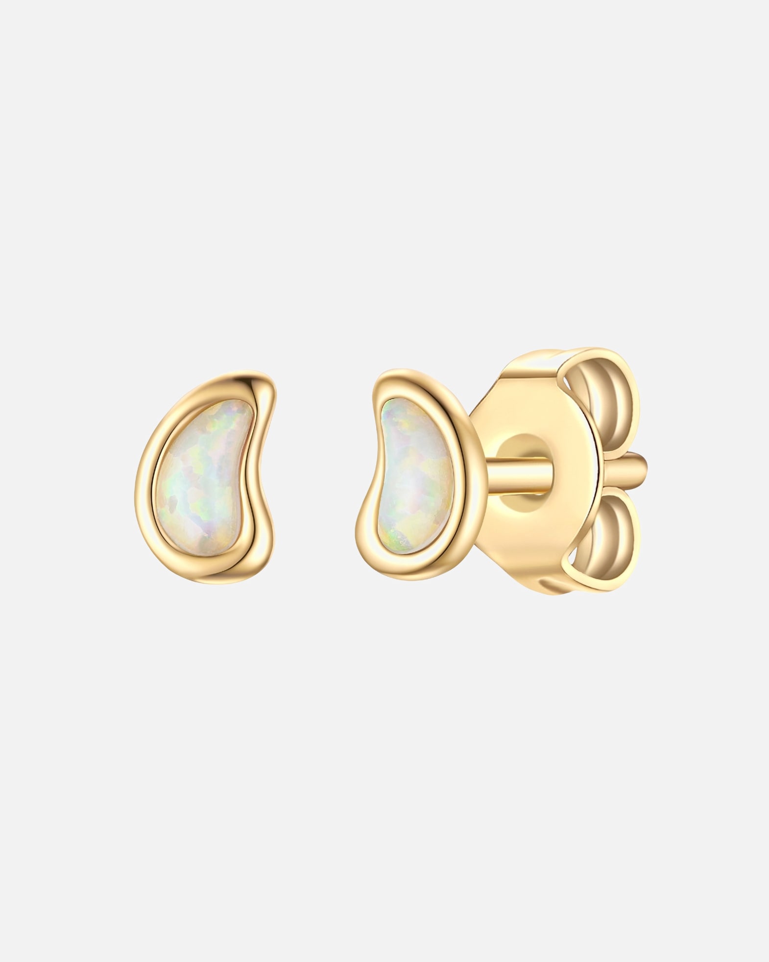 Boucles d'oreilles pour Femme Glanzstücke München Boucles d´oreilles en Argent sterling en Or jaune 5,1 mm