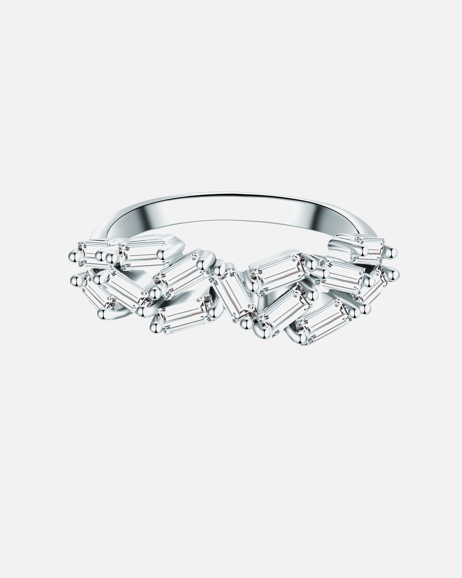 Bague pour Femme Trilani Bague en argent Argent sterling Oxyde de zirconium (CZ) en Argent 50