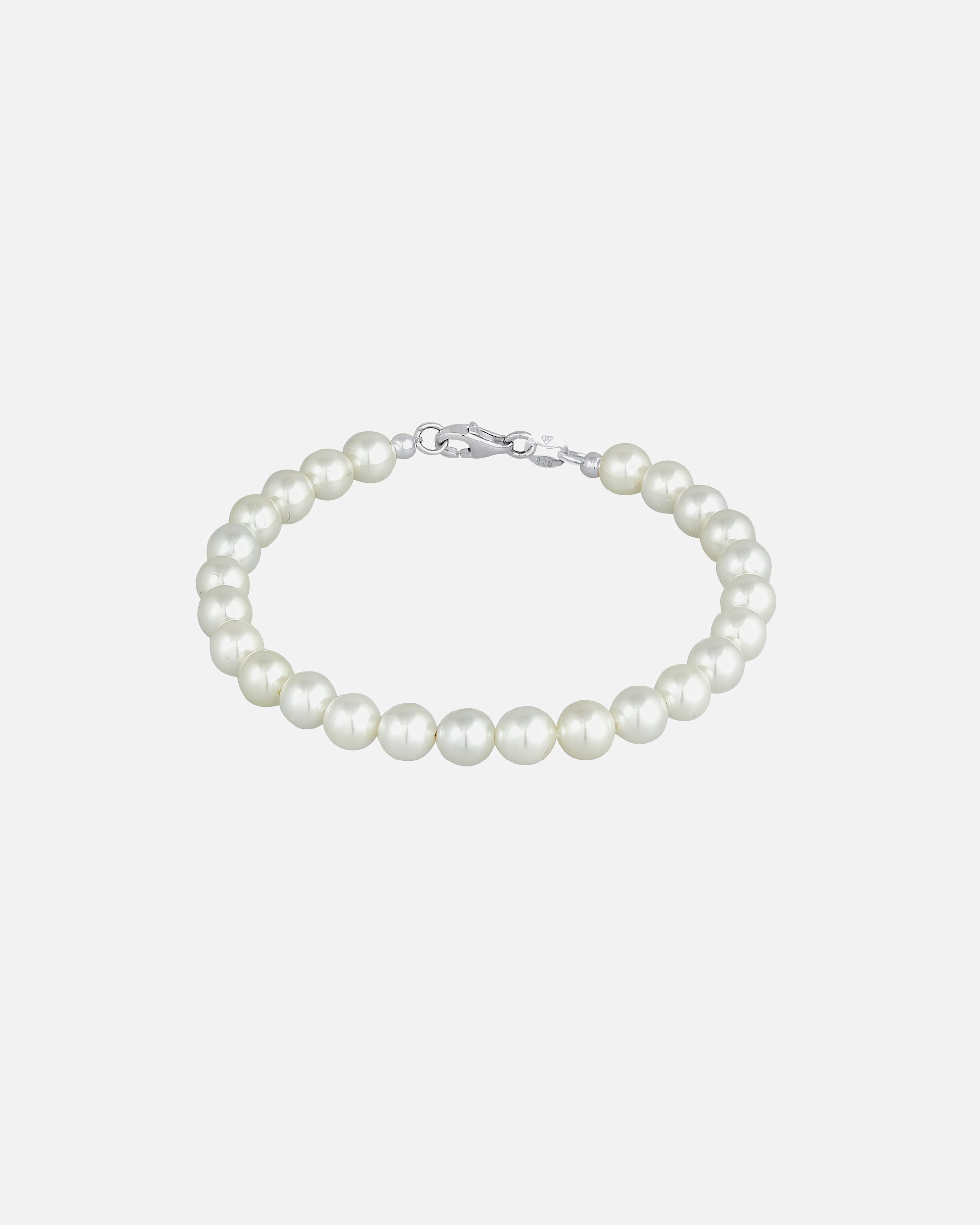 Bracelet pour Femme Elli Femmes Classique avec Perles de Coquillage en Argent Sterling 925 21