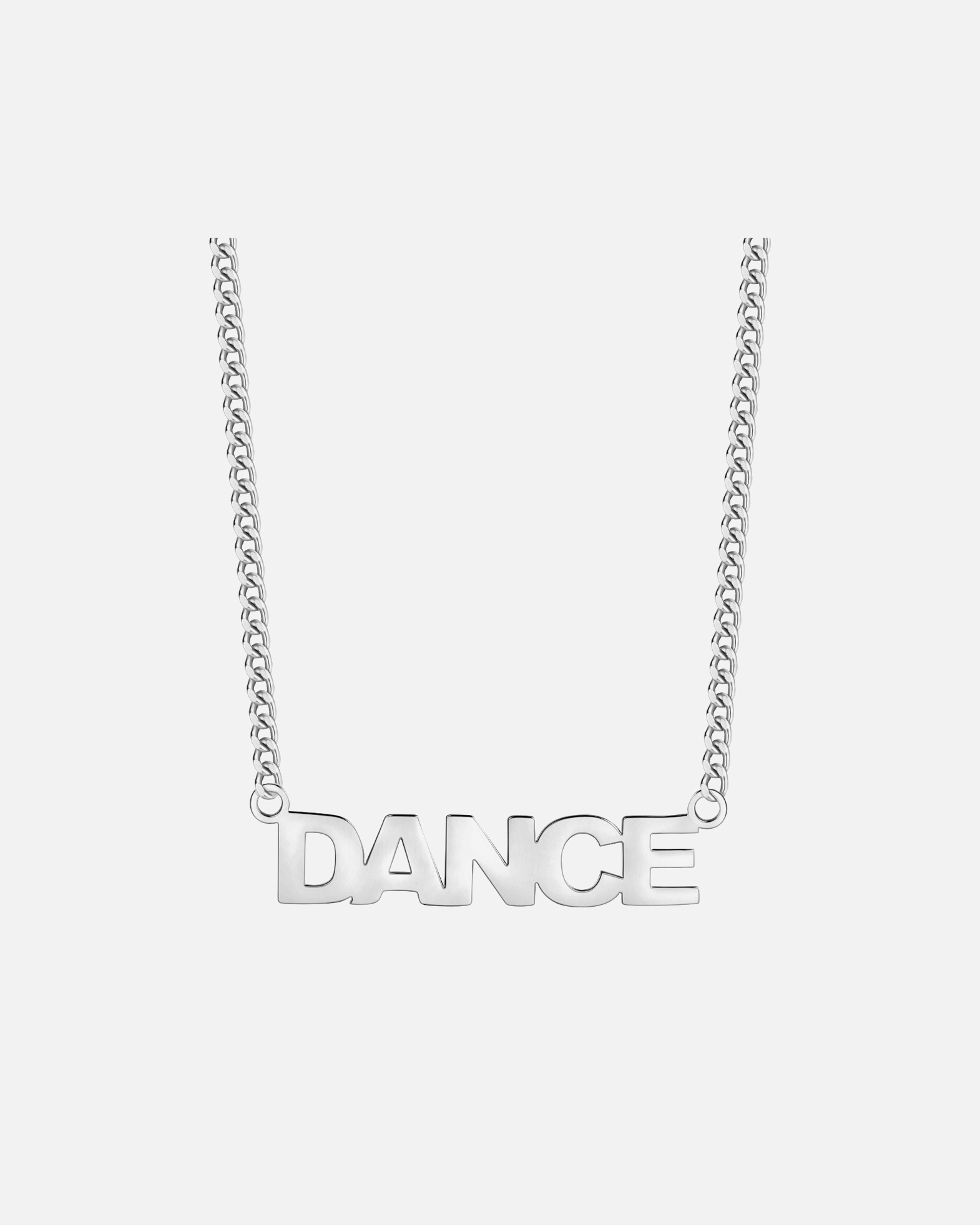 Collier pour Femme Eastside Chaîne DANCE en Acier inoxydable en Argent 40,0 cm Basiskette + 5,0 cm Verlängerung