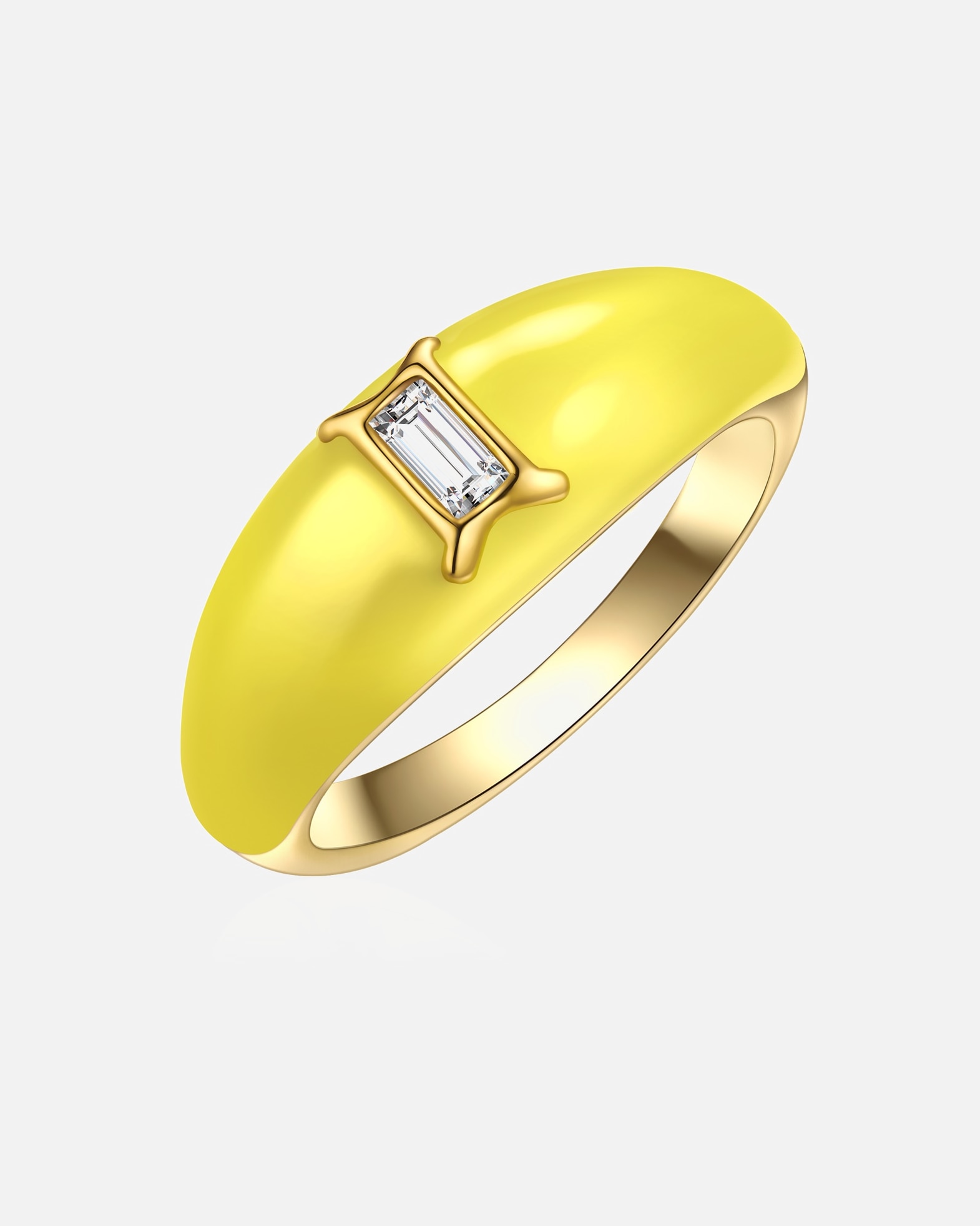 Bague pour Femme Glanzstücke München Bague Zodiaque Gémeaux en Argent sterling en Or jaune 60
