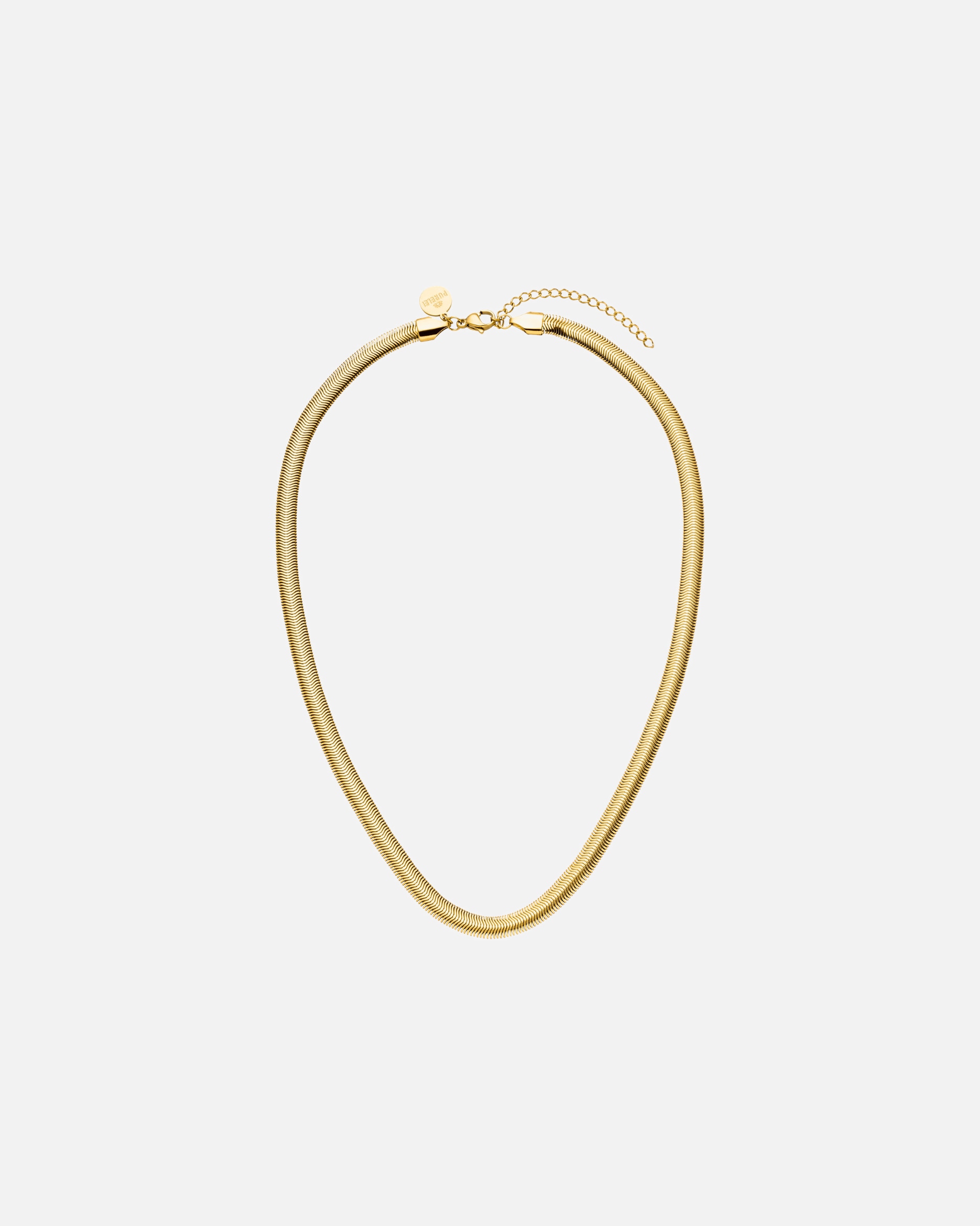 Collier pour Unisexe Purelei Flow Chaîne 100% acier inoxydable Or