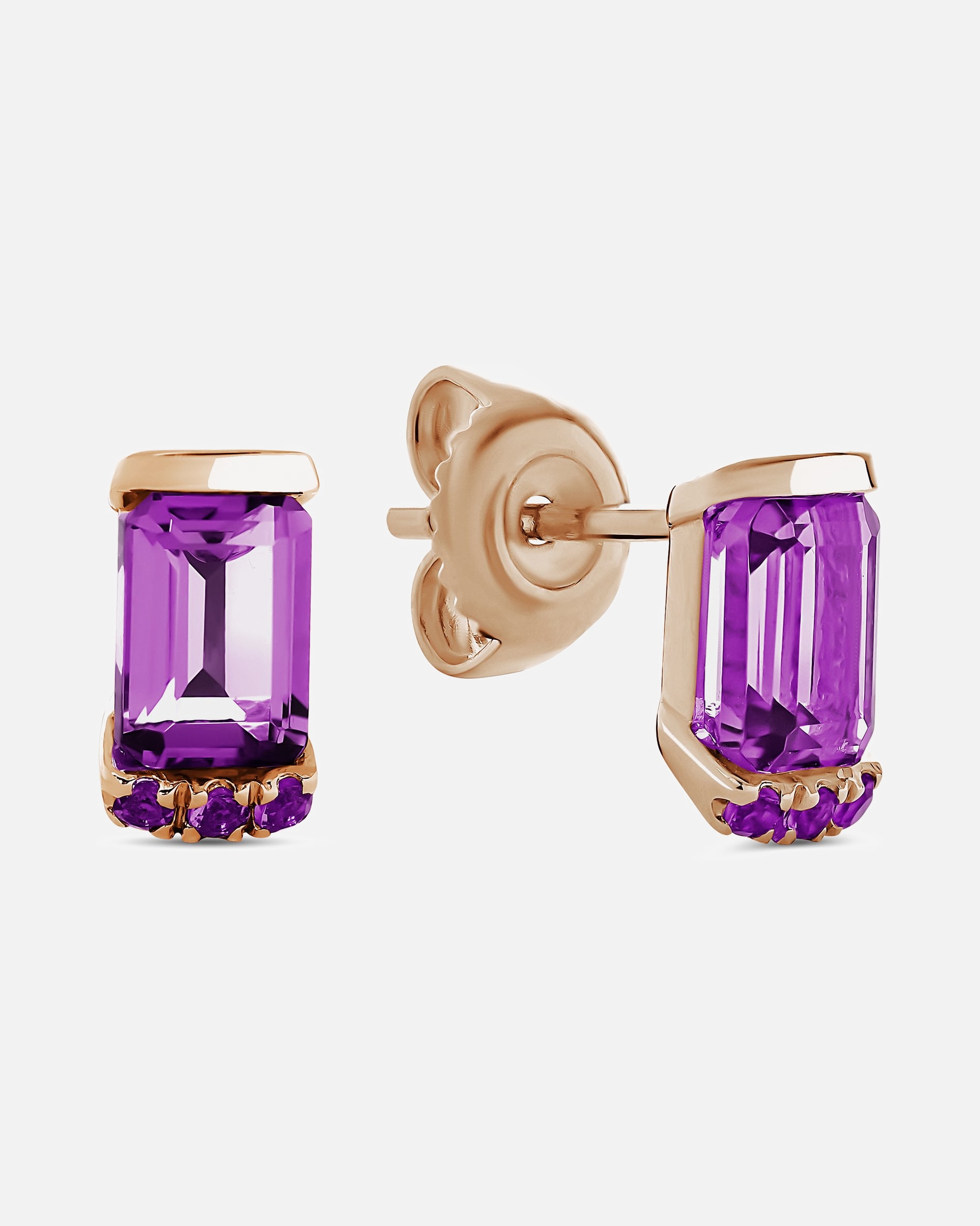 Boucles d'oreilles pour Femme CHRIST Boucles d'oreilles or rose