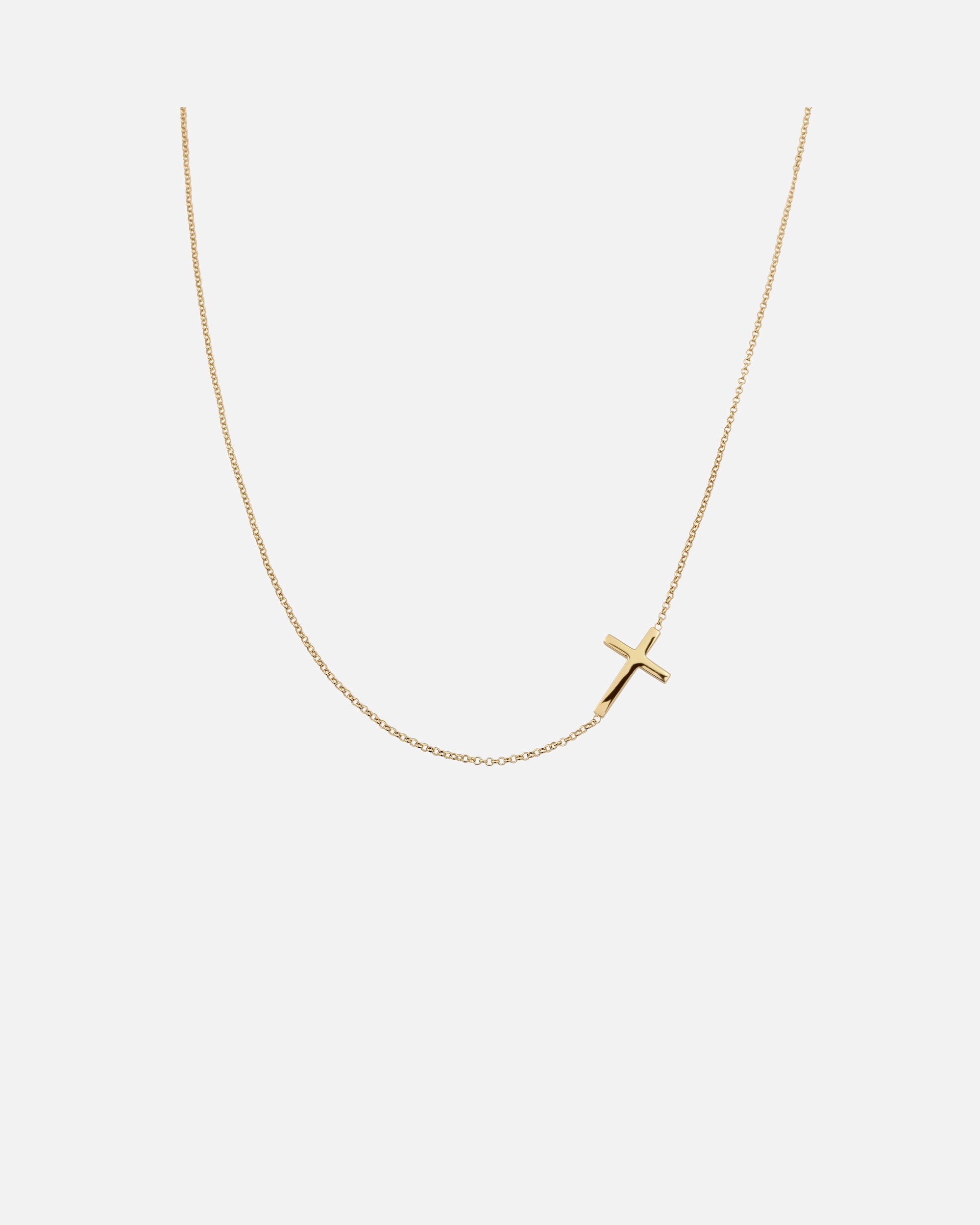 Collier pour Femme Elli Collier avec pendentif Croix 925 Sterling Silver goldfarben