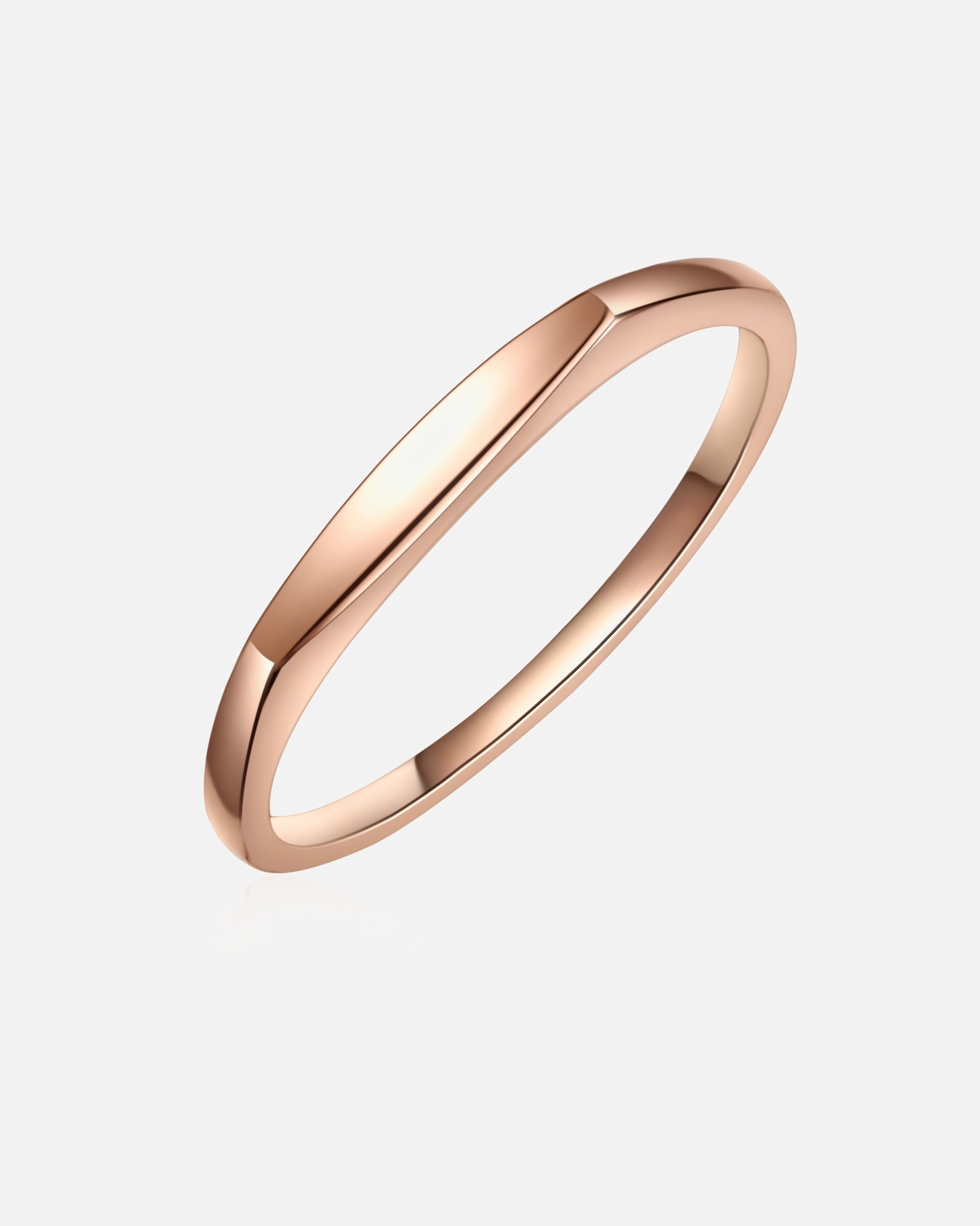 Bague pour Femme Glanzstücke München Bague en argent Argent sterling en Or rose 52