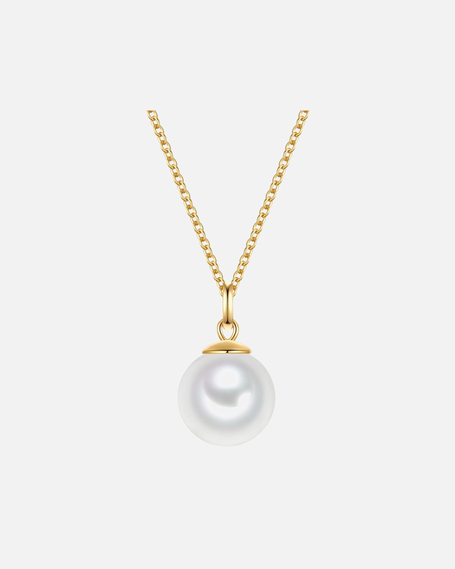 Collier pour Femme Rafaela Donata Chaîne en Argent sterling en Or jaune Chaîne de base 42,0 + rallonge de 5,0 cm