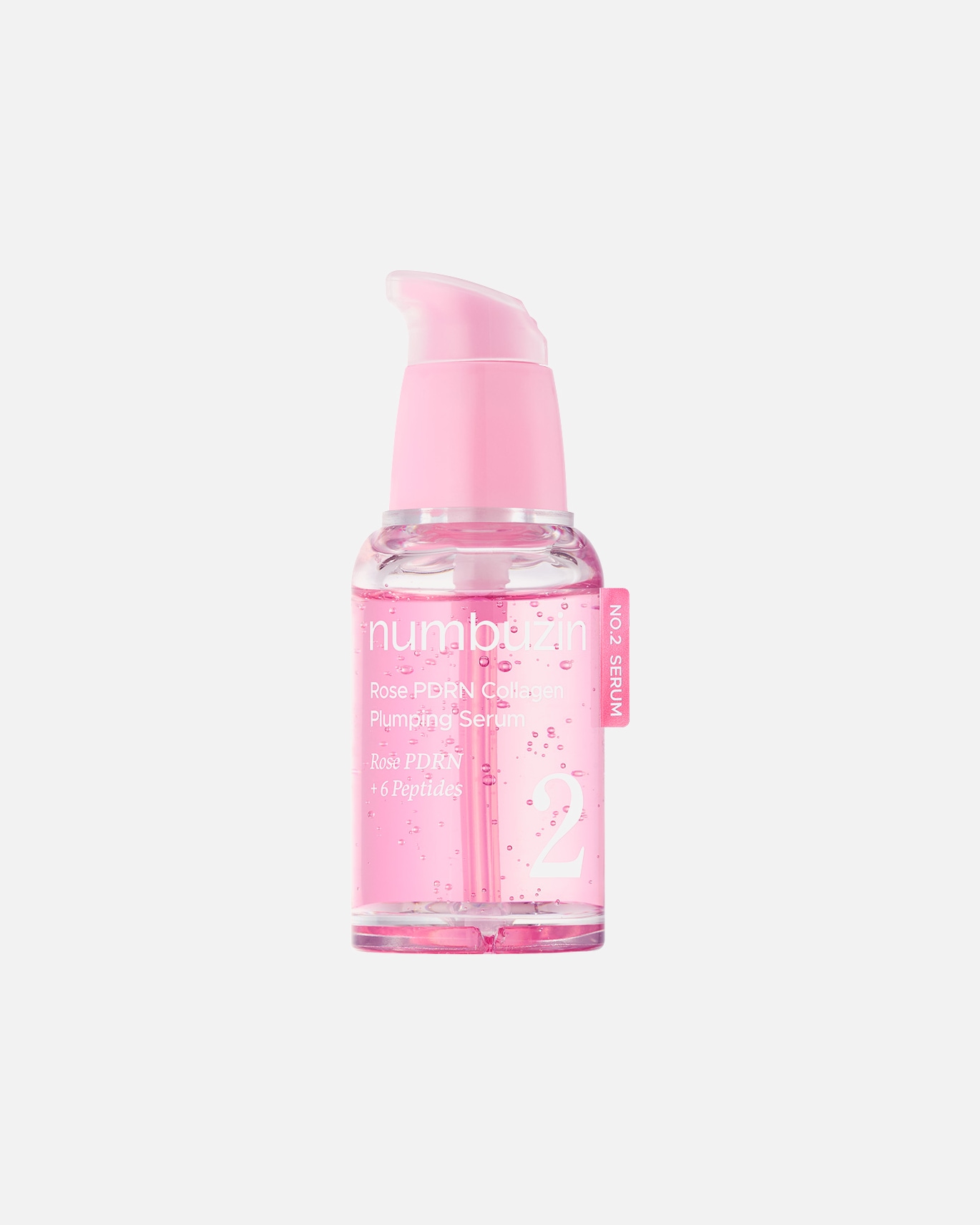 Sérum au collagène pour Unisexe Numbuzin No.2 Rose PDRN Collagen Plumping Serum 30 ml
