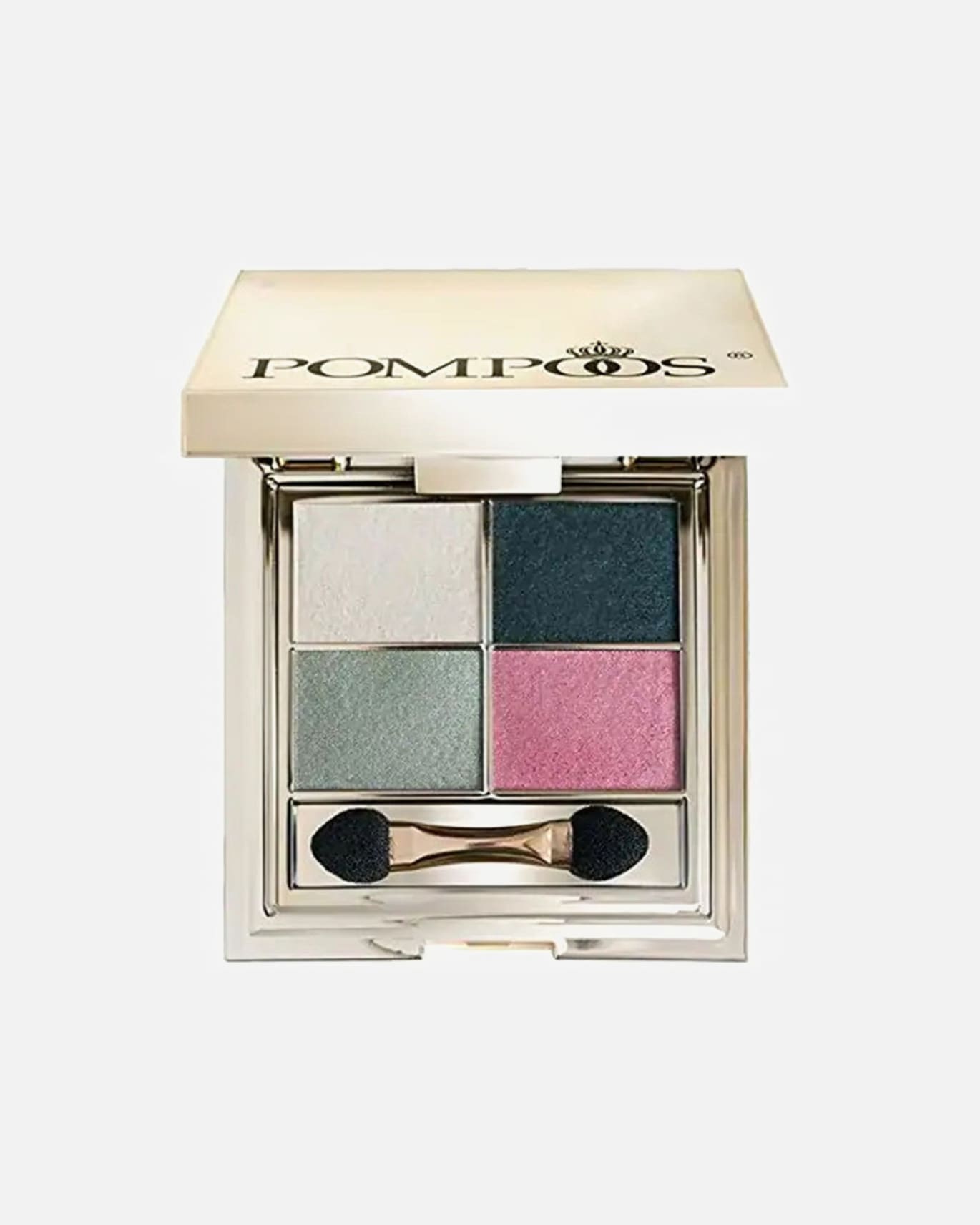 Ombre à paupières pour Unisexe Pompöös Cosmetics Palette de Fard à Paupières de Harald Glööckler 02 Pearly Green