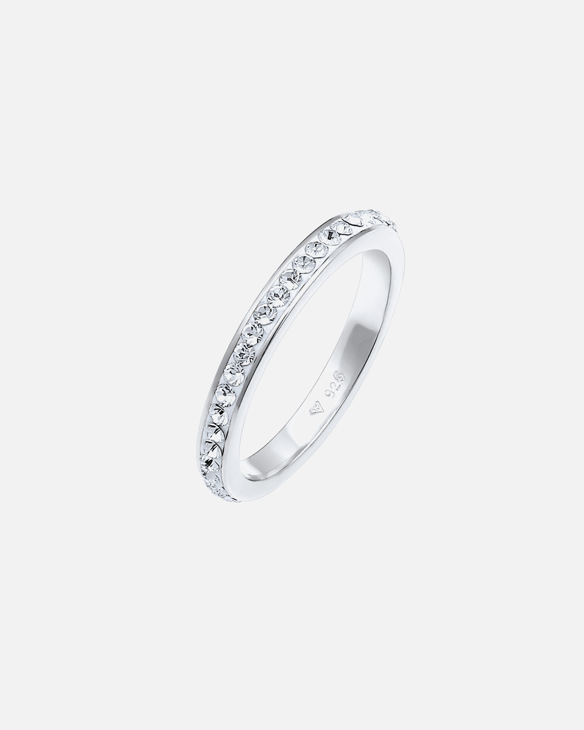 Bague pour Femme Elli Anneau de ruban Cristal 925 Argent 56