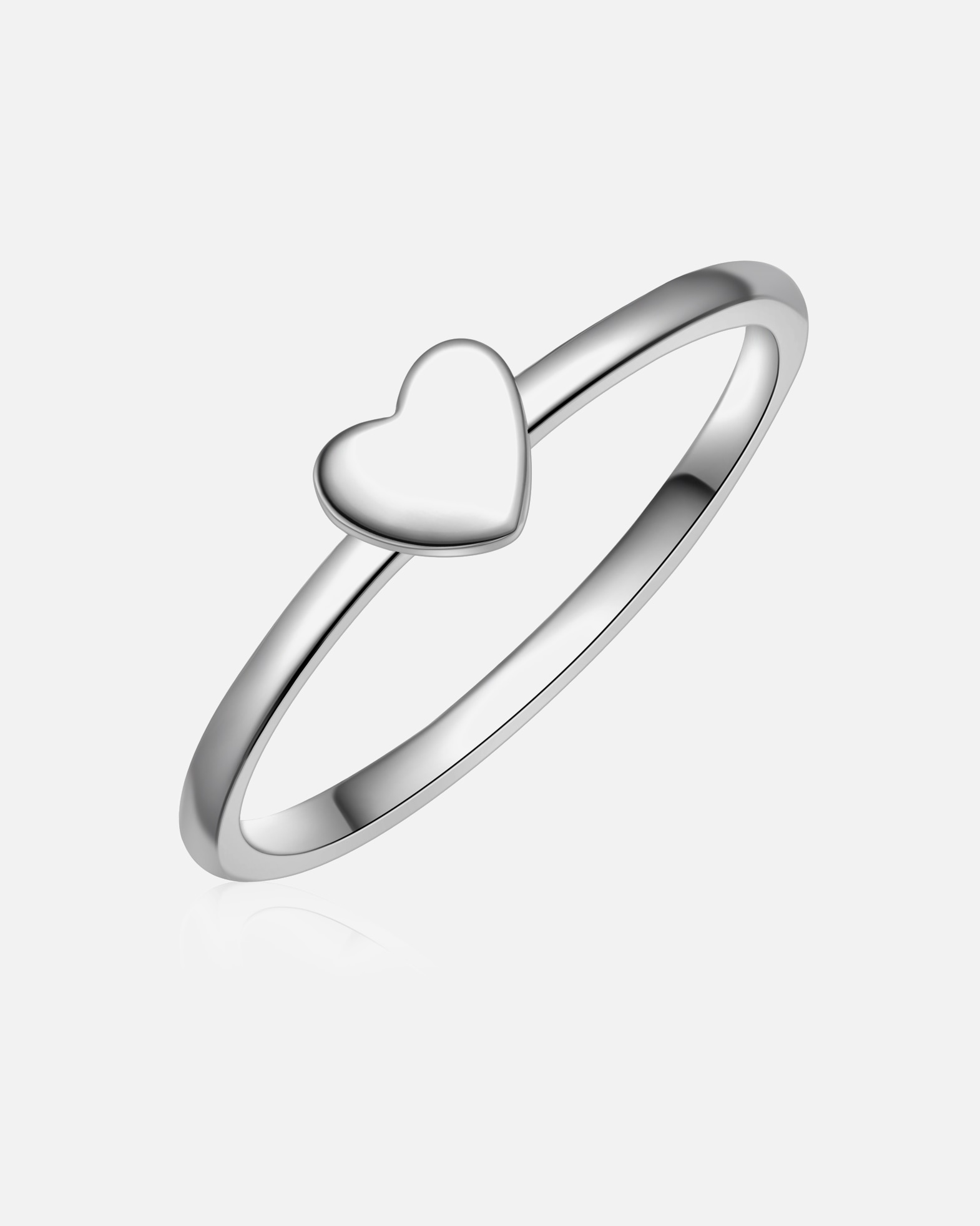 Bague pour Femme Trilani Bague Cœur en Argent Sterling en argent 52