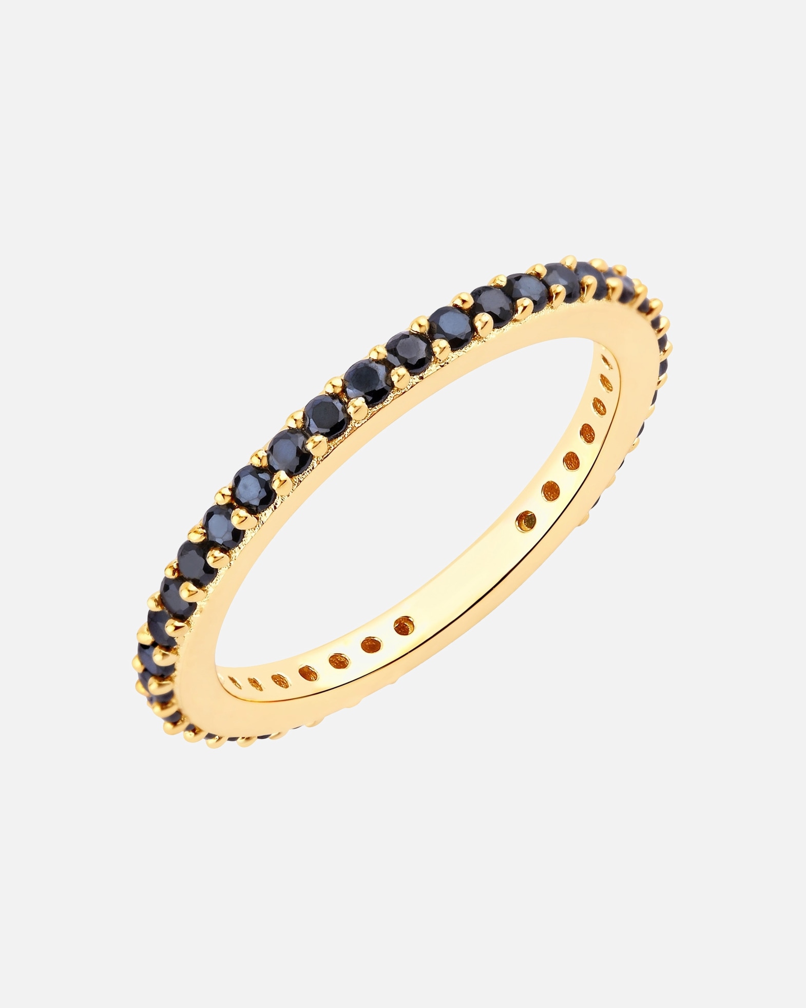 Bague pour Femme Rafaela Donata Bague en Argent sterling Or jaune 60