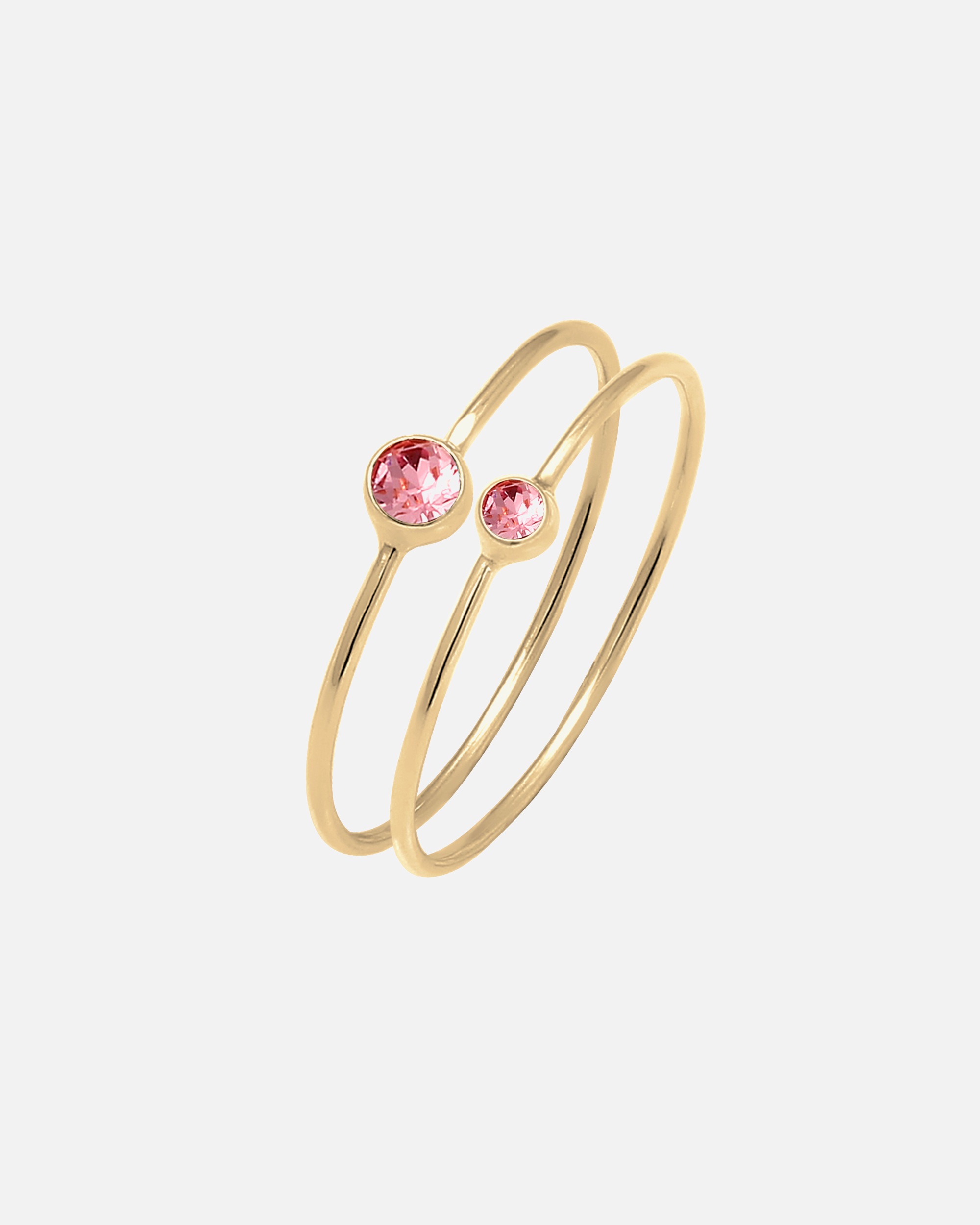 Bague pour Femme Elli Set Basic Trend Cristaux Argent 925 56