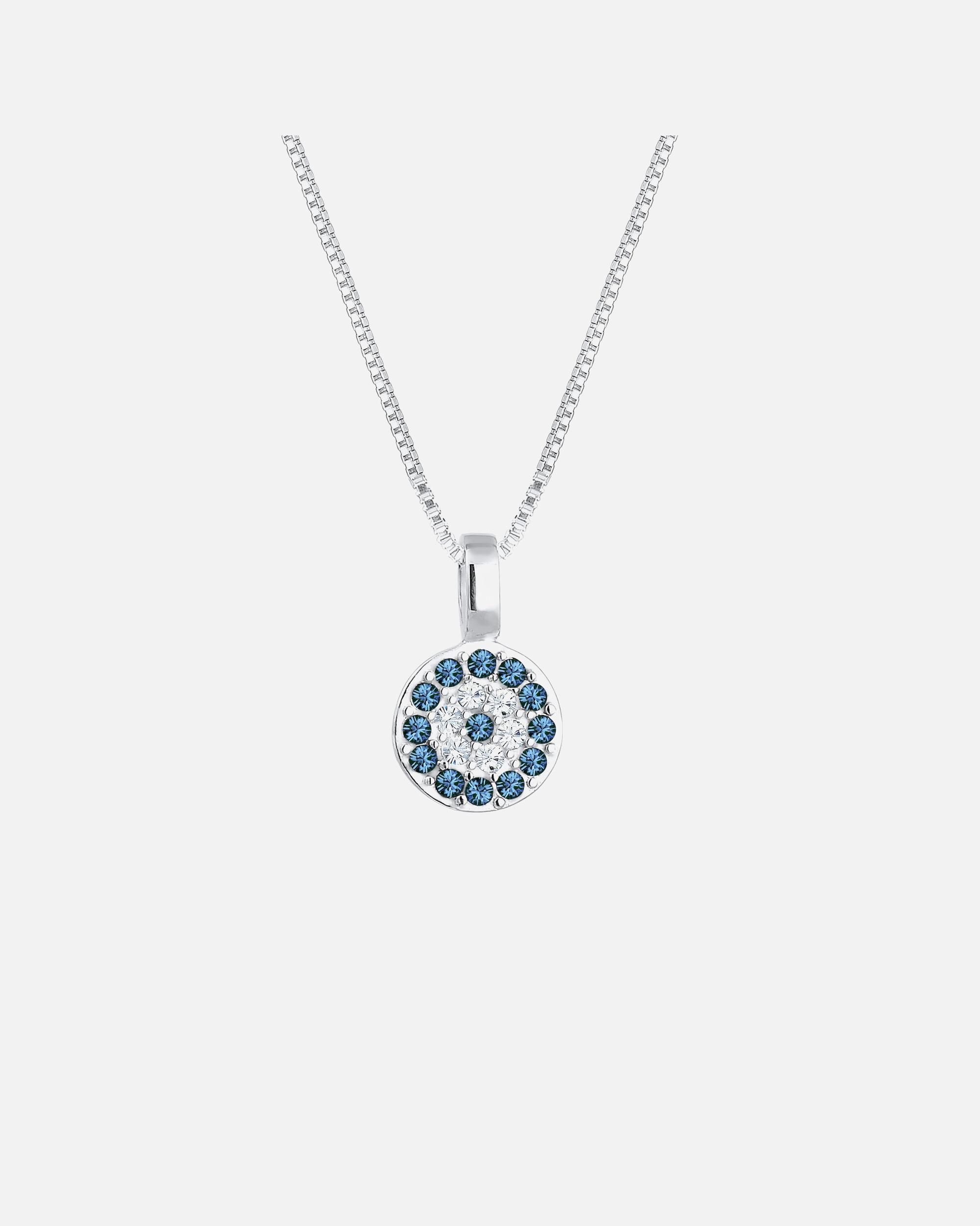 Collier pour Femme Elli Femmes Evil Eye pendentif avec cristaux en argent sterling 925 silberfarben