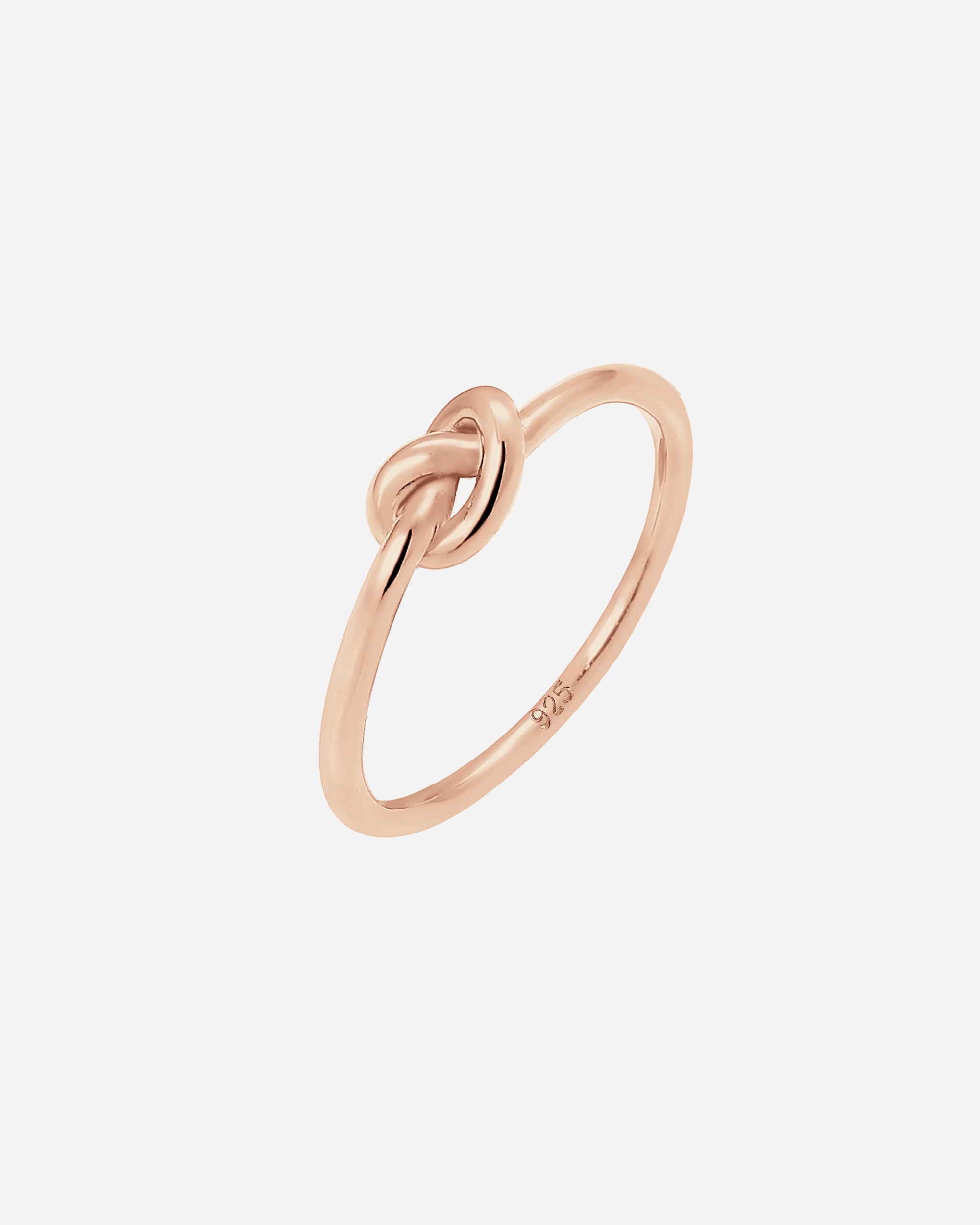 Bague pour Femme Elli Nœud Noué Tendance Basique Argent 925 52
