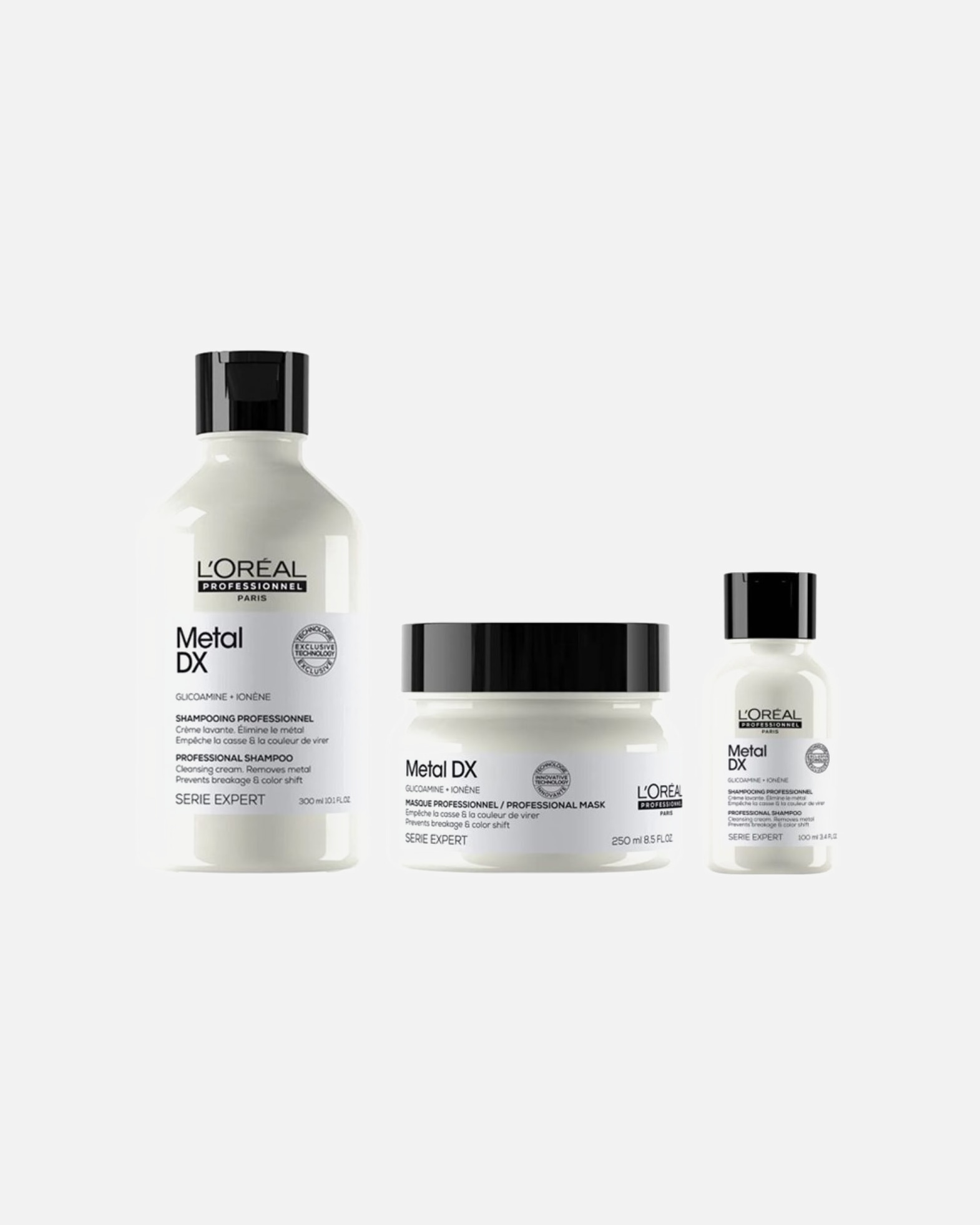 Coffret soin cheveux pour Femme L´Oréal Professionnel Paris Coffret Metal DX + format voyage offert 1 pièce