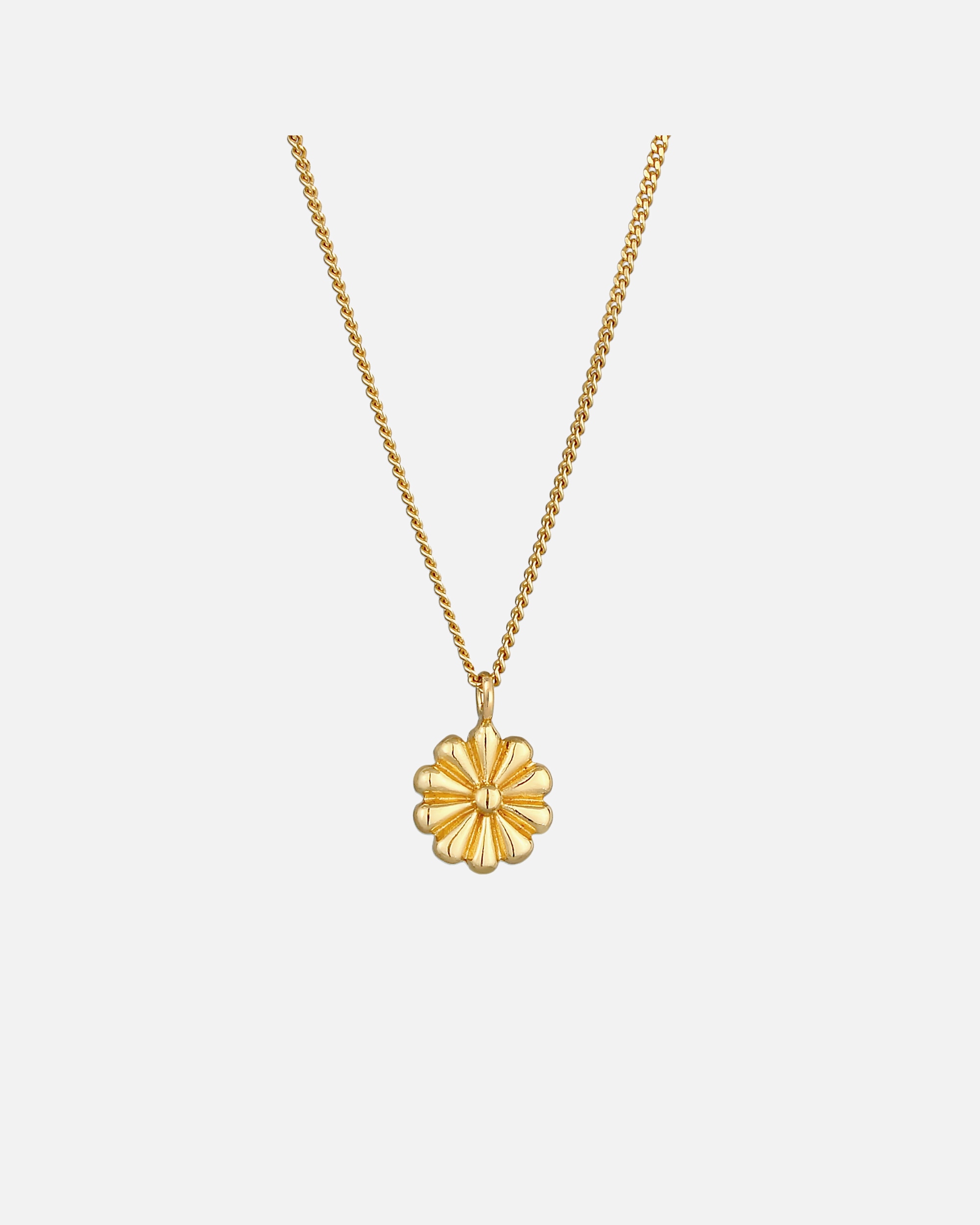 Collier pour Femme Elli Fleur Flower Floral 925 Argent goldfarben