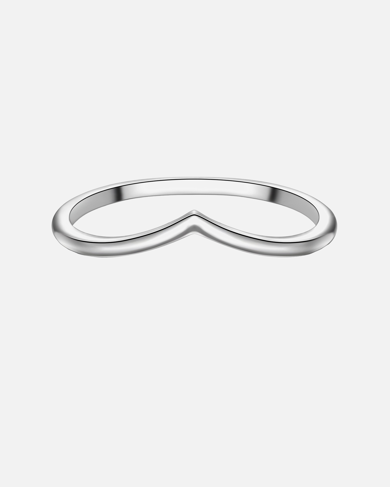 Bague pour Femme Bague Cœur en Argent Sterling en argent 54