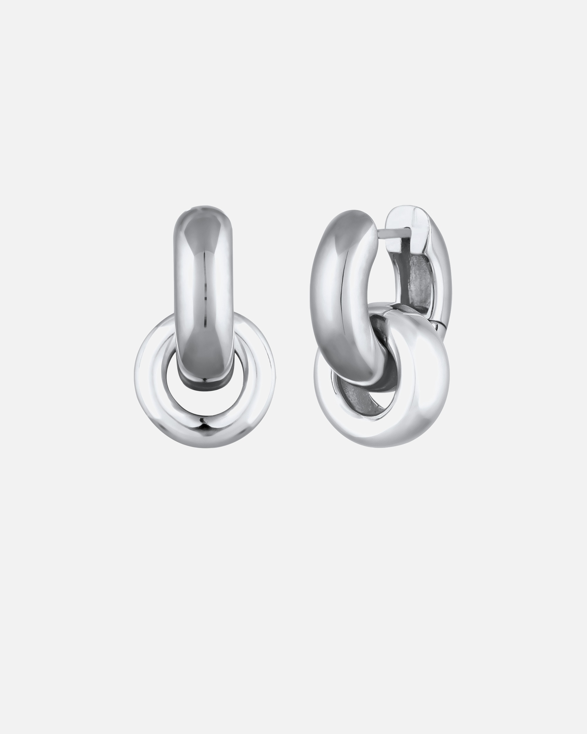 Boucles d'oreilles pour Femme Elli Créole sans pierre 925 Sterling Silver silberfarben