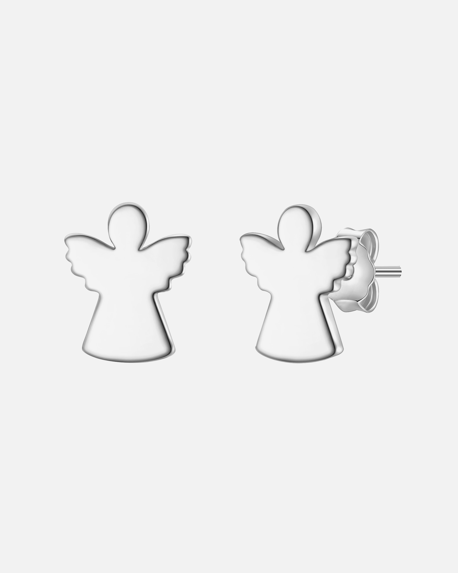 Boucles d'oreilles pour Femme Glanzstücke München Boucles d'oreilles Ange en Argent Sterling en argent 7,9 mm