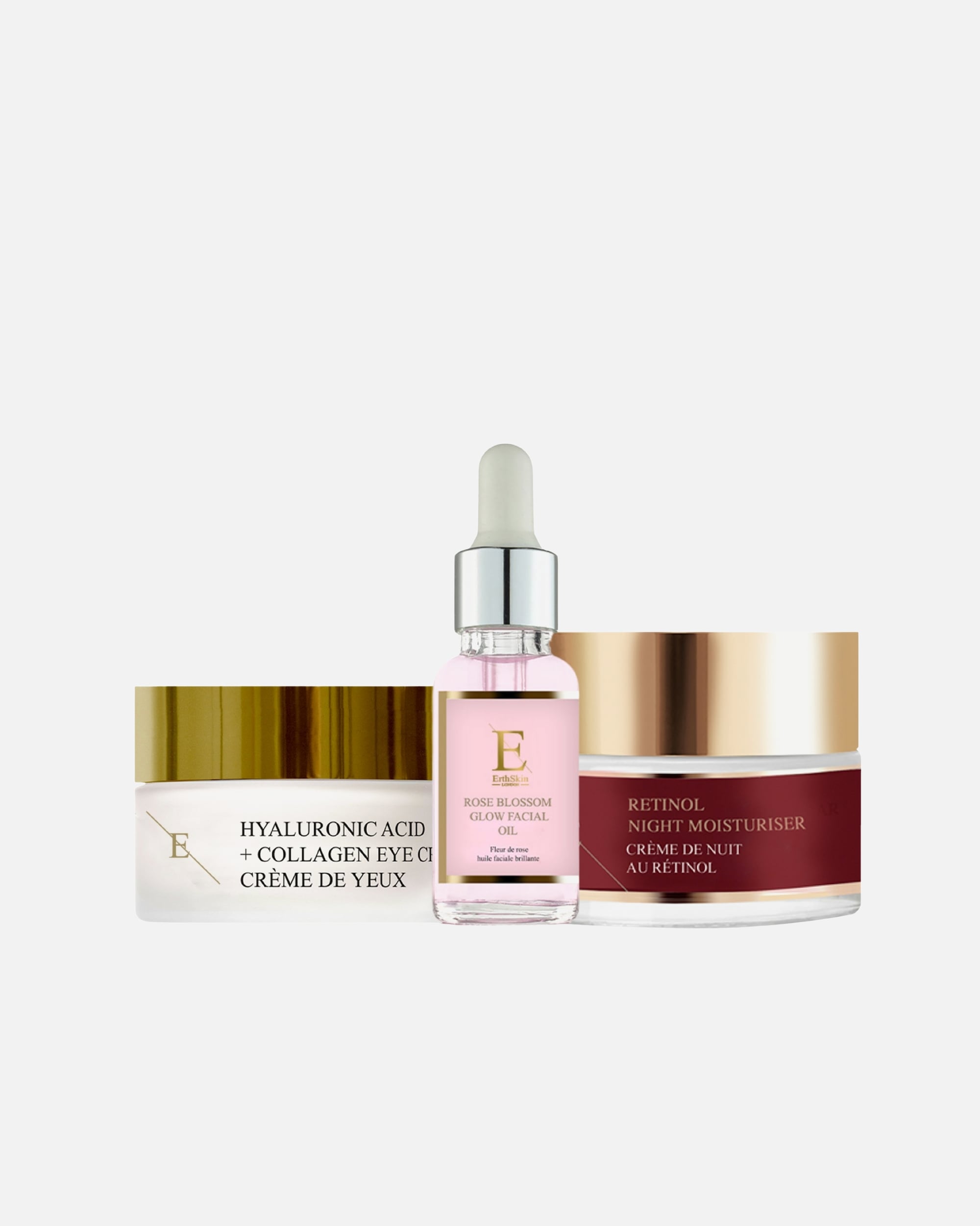 Coffret soin visage pour Femme ErthSkin London Coffret Brillance Nocturne et Revitalisant pour les Yeux 1 pièce
