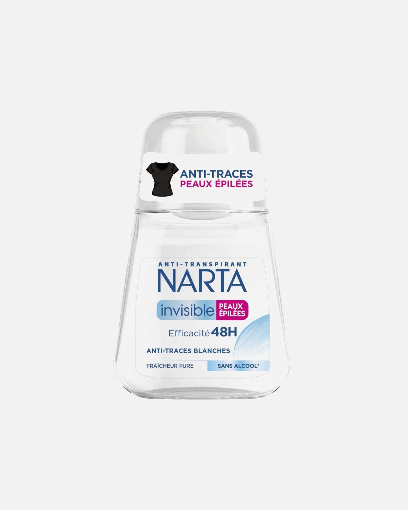 Déodorant pour Unisexe Narta Déodorant 48h Invisible - Peaux Epilées 50 ml