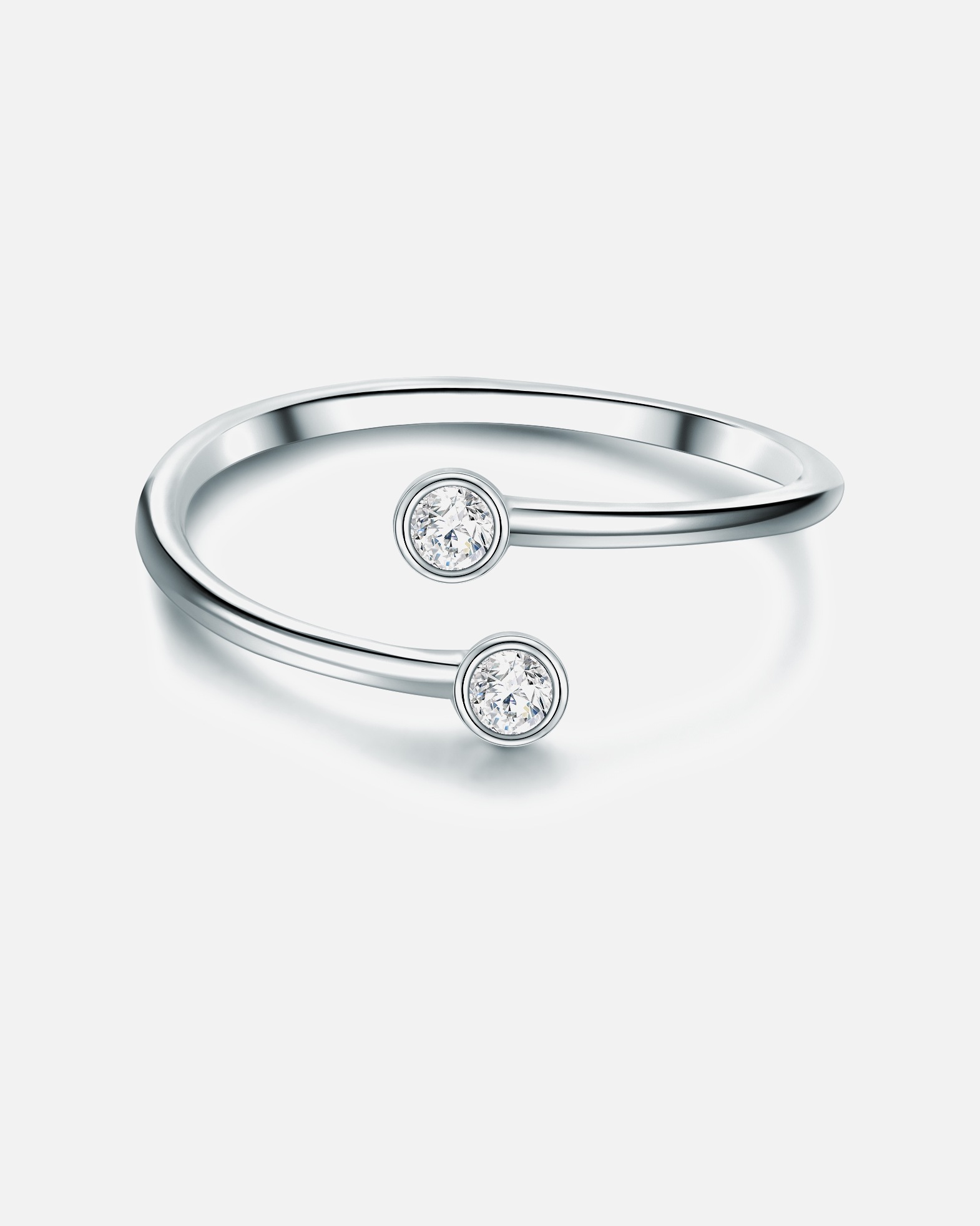 Bague pour Femme Trilani Bague en argent Argent sterling Oxyde de zirconium (CZ) en Argent 52